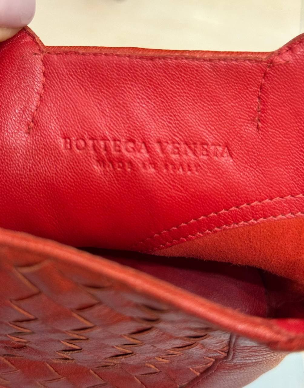 Bottega Veneta Bottega Veneta Red Leather Intrecciato Platform Ankle Boots Size US 10 / IT 40 - 12 Thumbnail