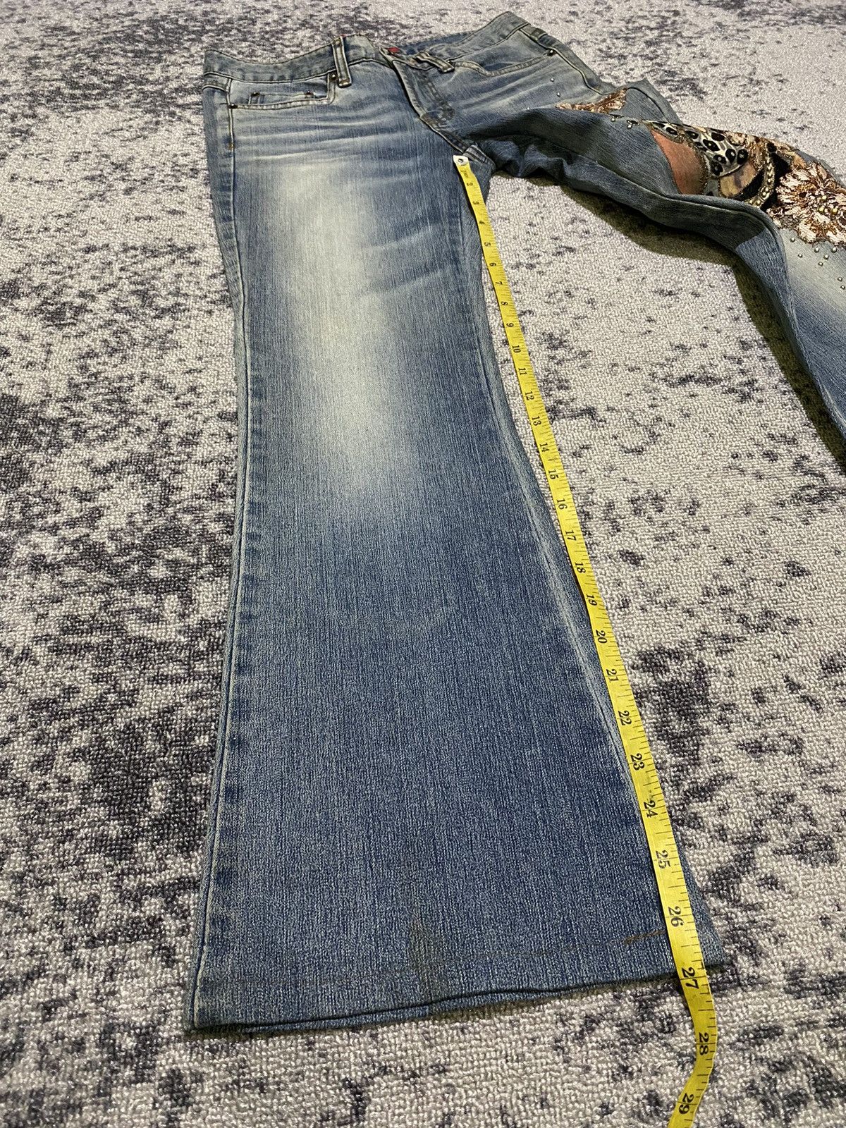 Hysteric Glamour × If Six Was Nine Y2k Tantra ifsixwasnine sukajan flare jeans Size 28" / US 6 / IT 42 - 14 Thumbnail
