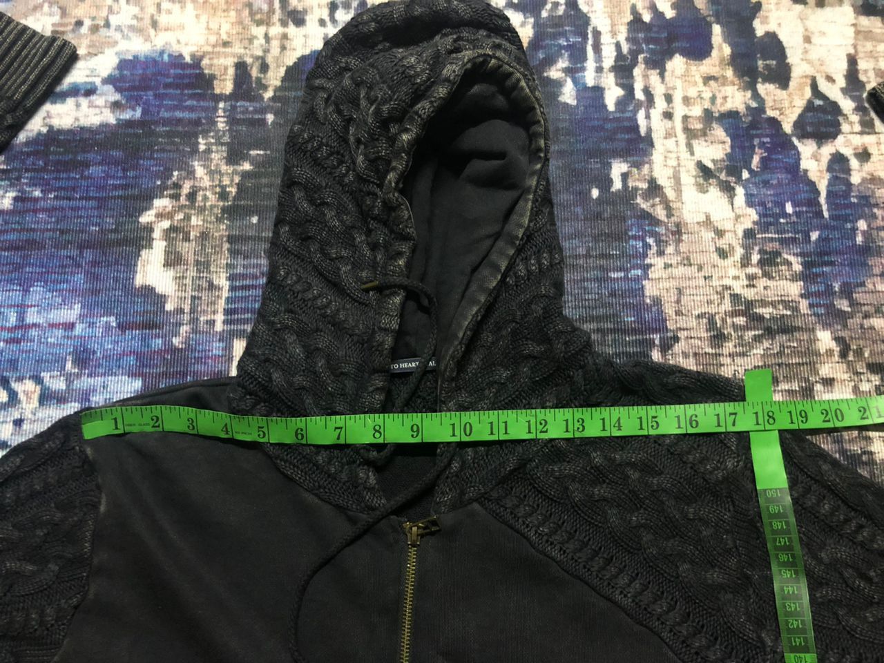 If Six Was Nine Japanese Heart Real Master Cable Knit Hoodie Zipper Rare Size US M / EU 48-50 / 2 - 18 Thumbnail