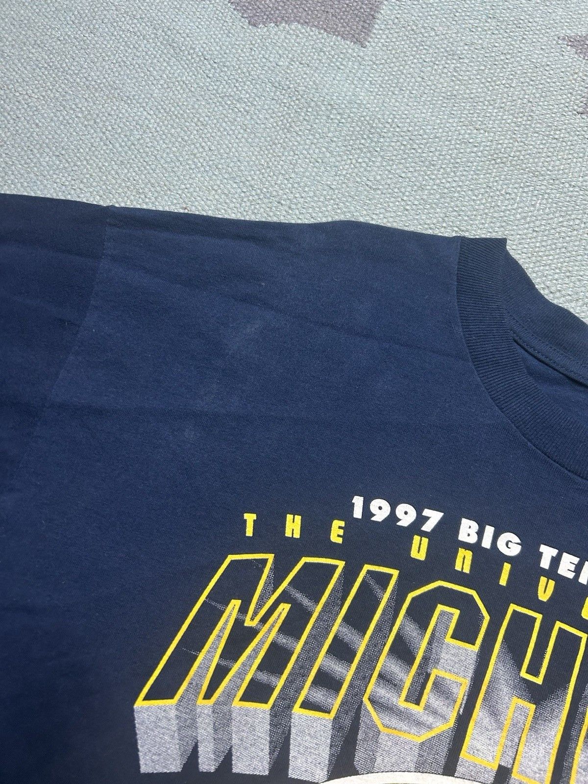 Vintage Vtg t shirt university of Michigan rose bowl 1998 wolveri XL Size US XL / EU 56 / 4 - 4 Thumbnail