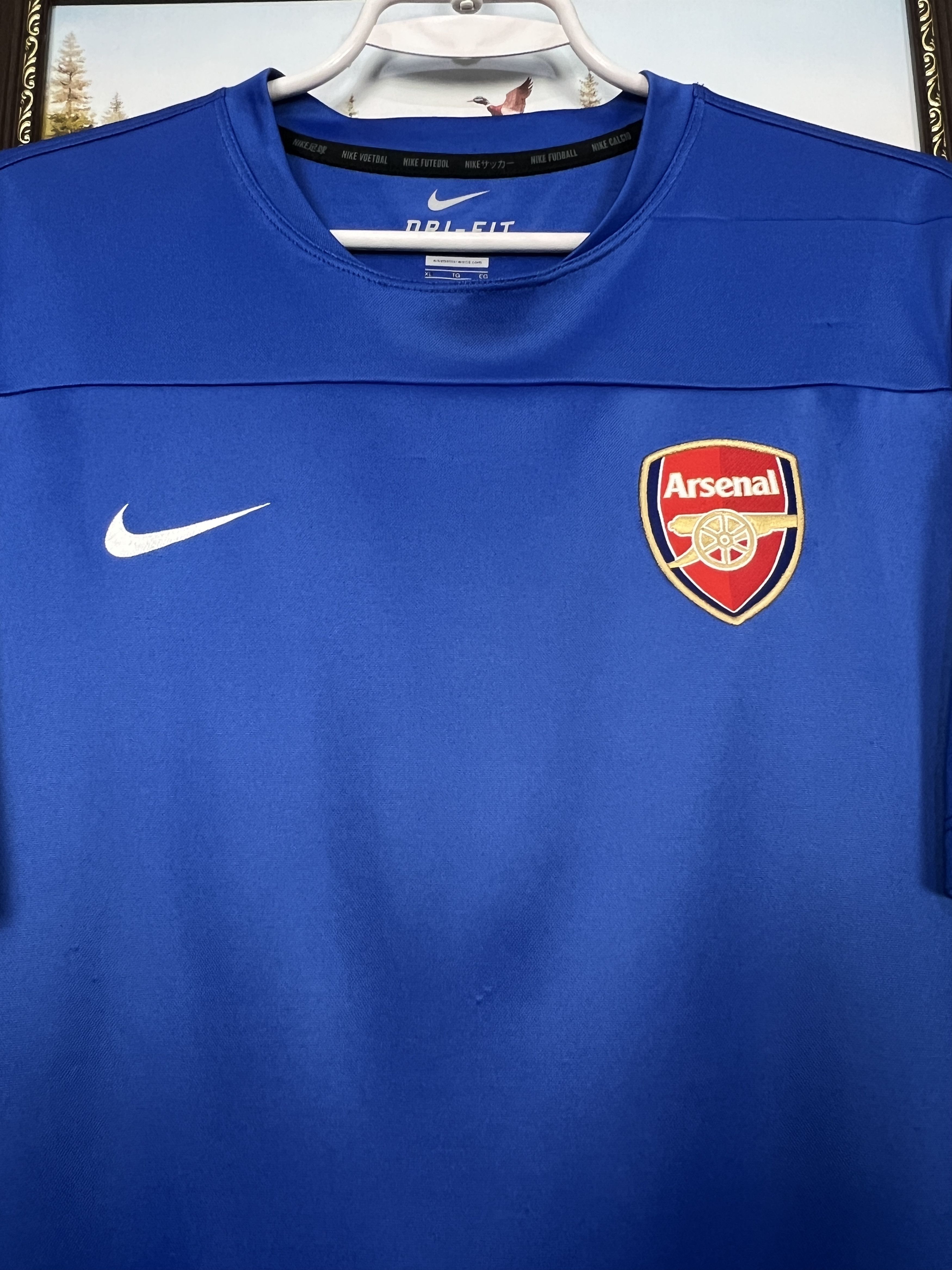 Nike Nike Arsenal Football Shirt Soccer Blue Train Jersey Mens Size US XL / EU 56 / 4 - 3 Thumbnail