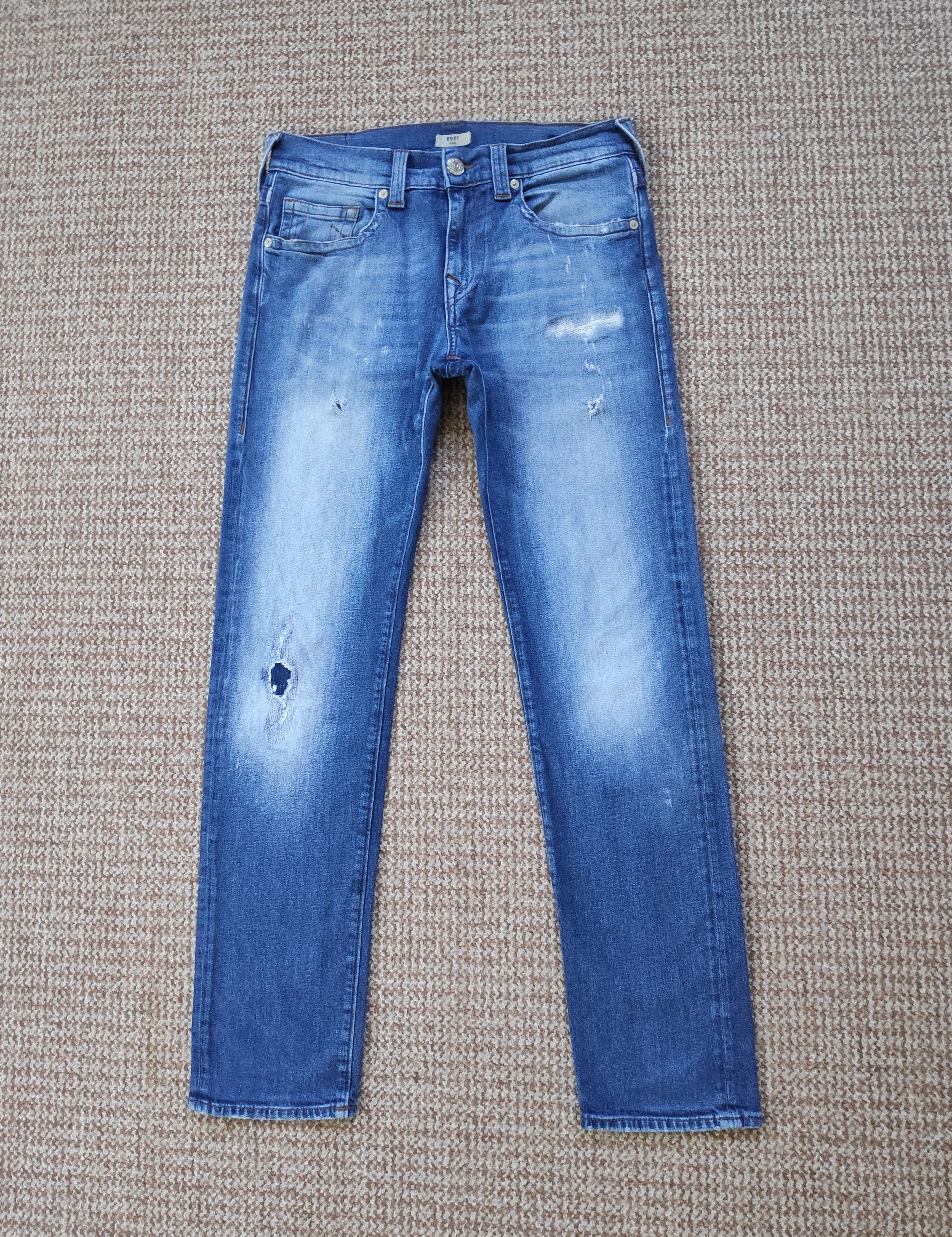 True Religion True Religion Kurt Slim Denim Jeans Distressed made in Italy Size US 32 / EU 48 - 1 Thumbnail