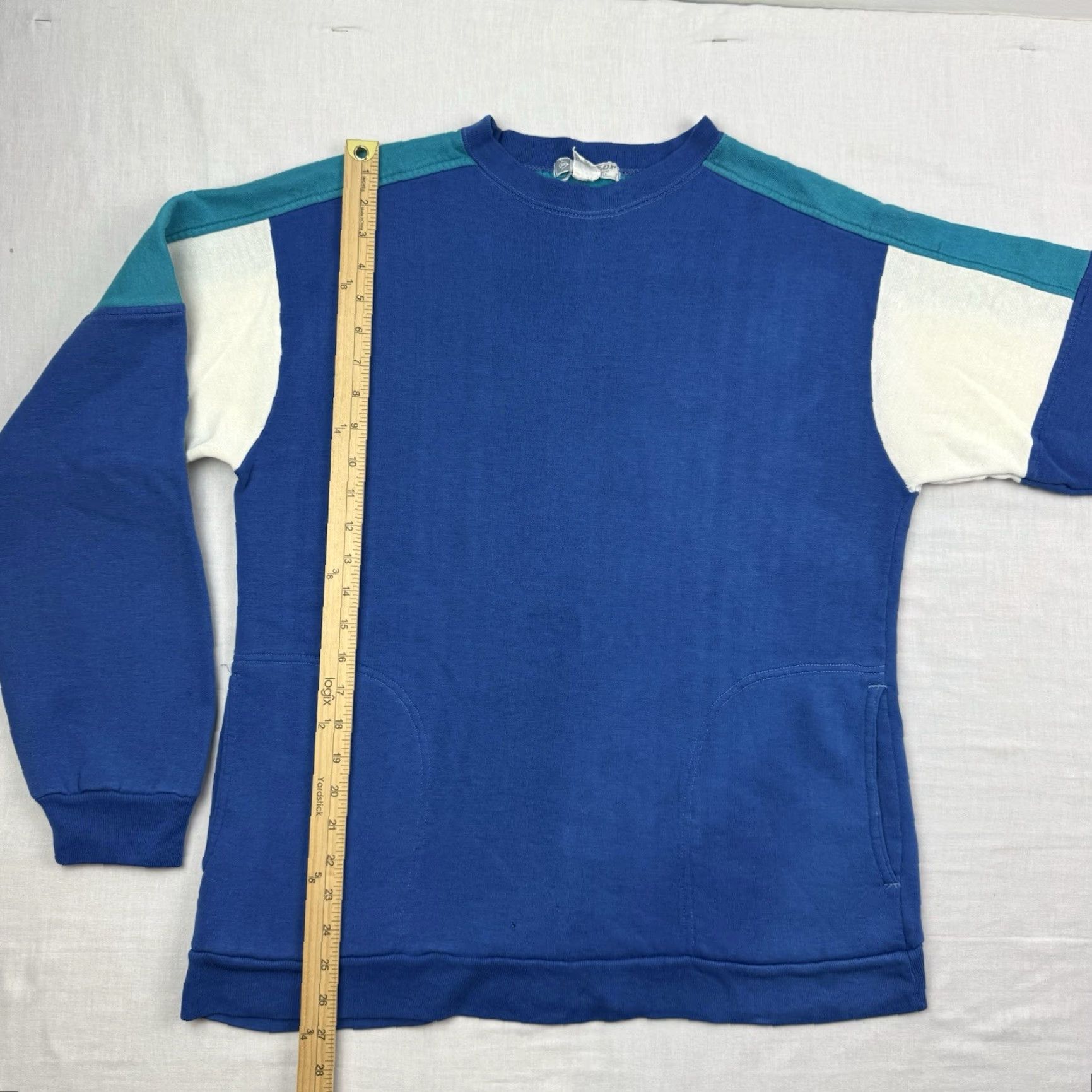 Dunlop VINTAGE Dunlop Sweatshirt Adult XL Blue Pockets Pullover Crewneck 80s Mens Size US XL / EU 56 / 4 - 7 Thumbnail