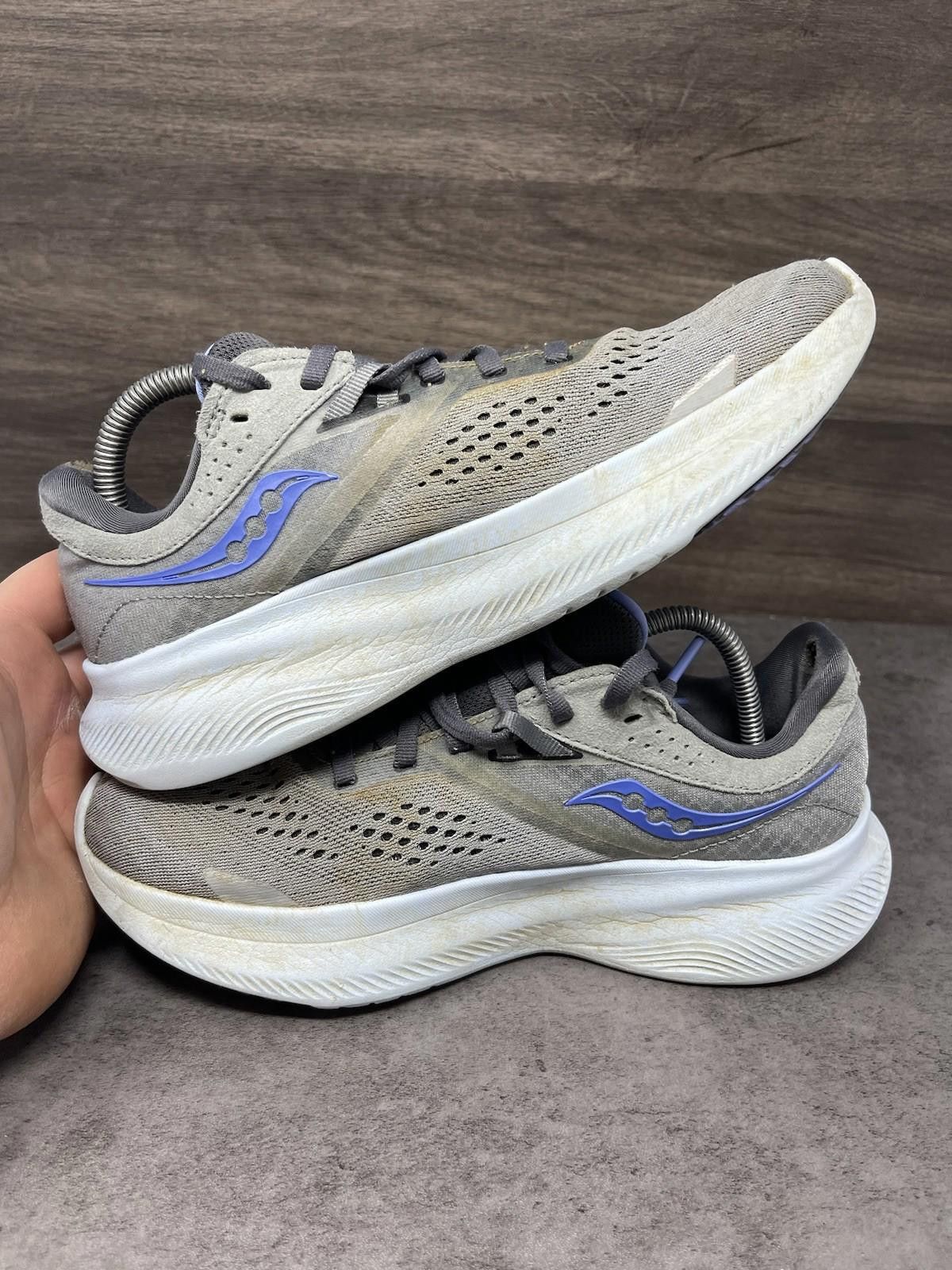 Saucony Saucony Ride 16 Sneakers Womens Size 7.5 Blue Grey Size US 7.5 / IT 37.5 - 7 Thumbnail