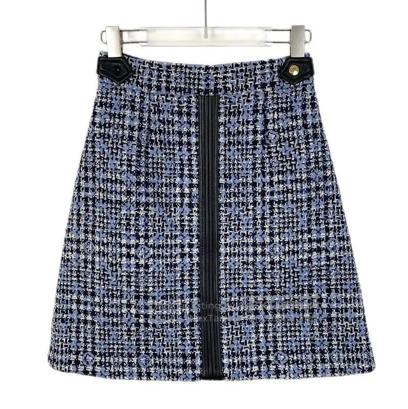 Louis Vuitton Blue Wool Women\'s Skirt .