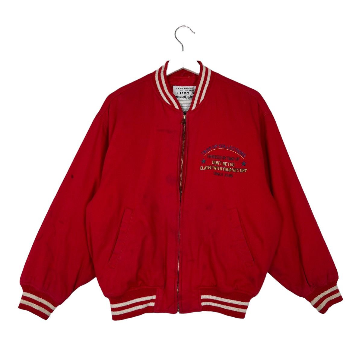 Japanese Brand 💥 VINTAGE TRAY UP GALS COLLECTION GLORIFY ALL STAFF BOMBER Size US M / EU 48-50 / 2 - 3 Thumbnail