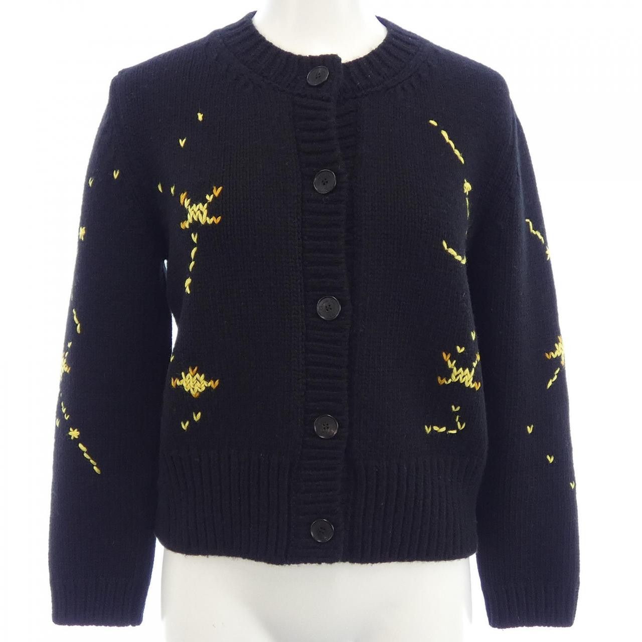 Dior Dior Christian Dior Cashmere Blend Cardigan Textile Tops 244G52LN320 DUTY FREE for USA Size ONE SIZE - 1 Thumbnail