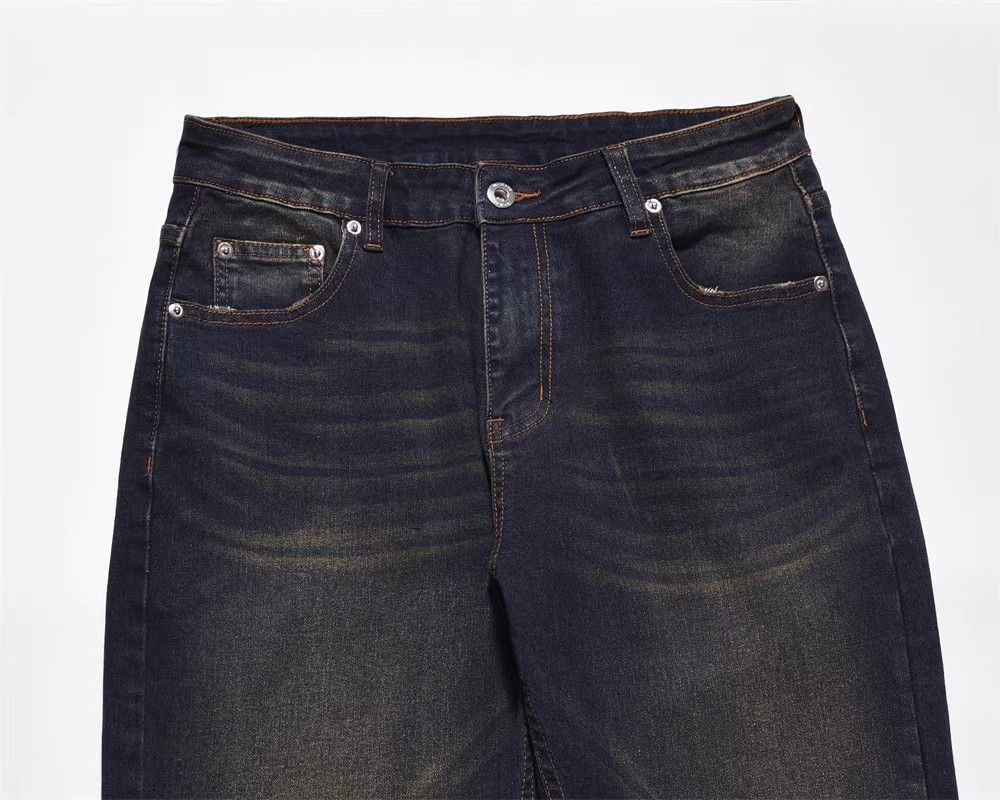 Japanese Brand × Jean American retro distressed trendy jeans for men Size US 32 / EU 48 - 3 Thumbnail