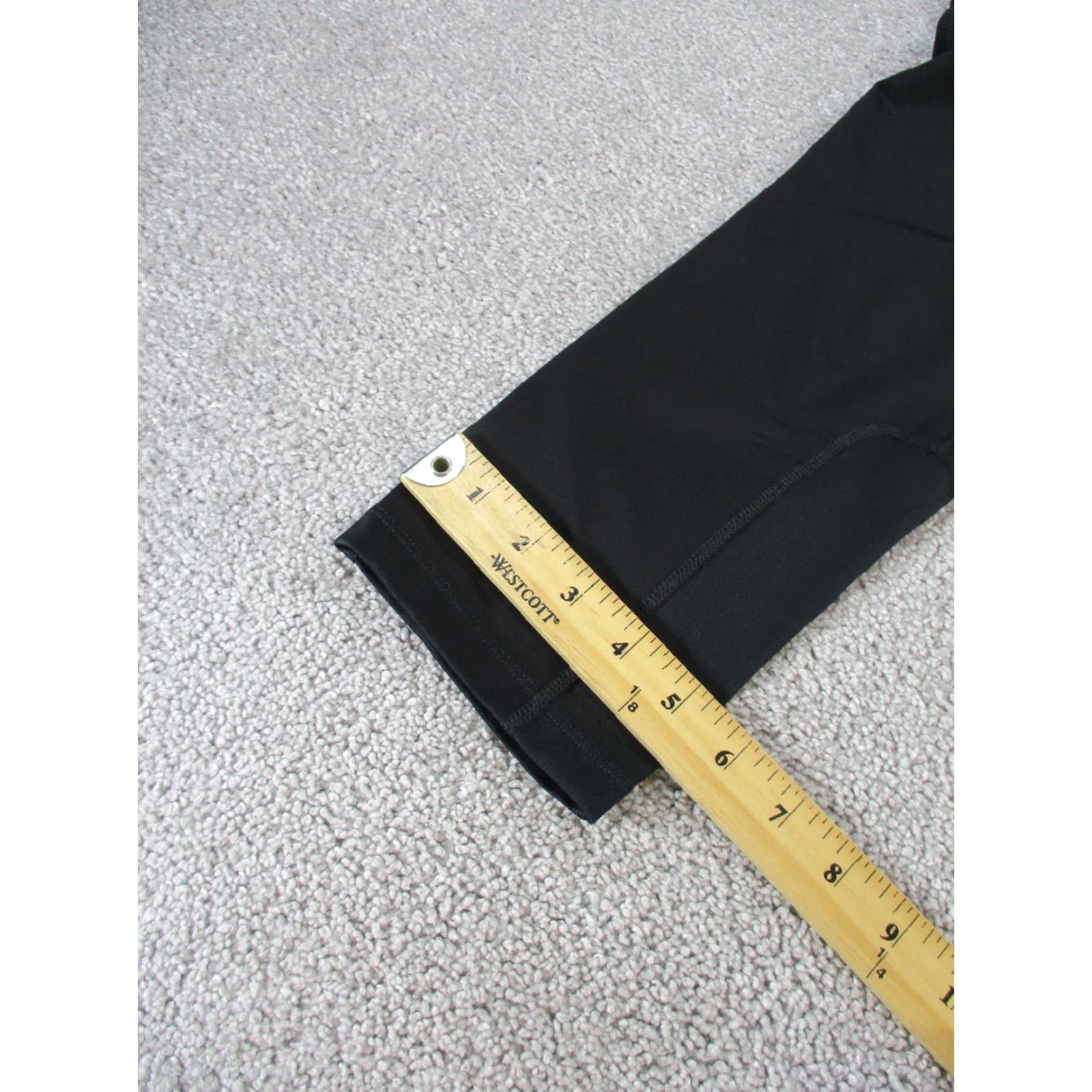 Nike Nike Leggings Womens Medium Dri Fit Black Performance Crop Running Size 32" / US 10 / IT 46 - 6 Thumbnail