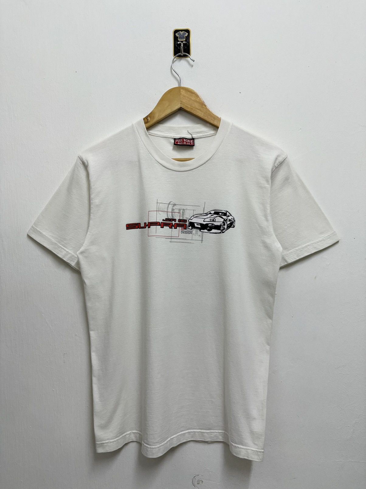 Japanese Brand 2000’s Full Scale JDM - Toyota Supra JZA 80 T-Shirt Size US M / EU 48-50 / 2 - 2 Thumbnail