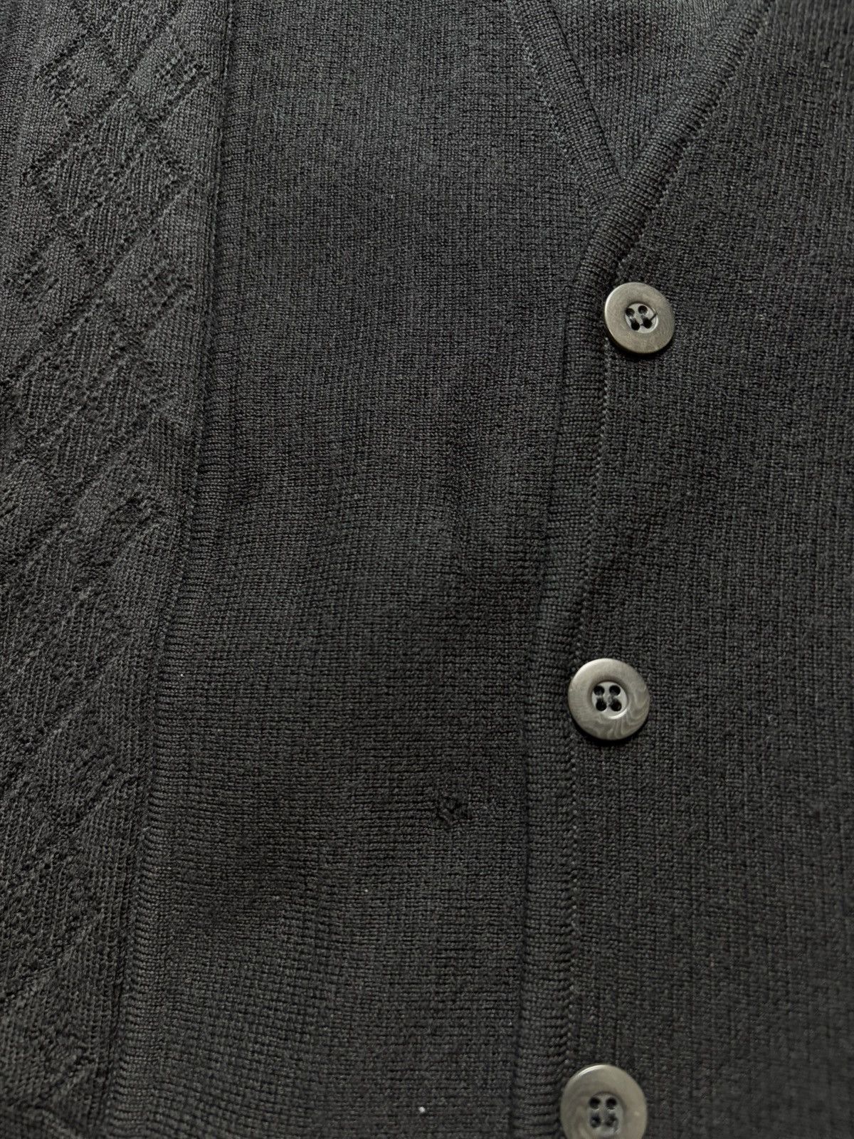 Yves Saint Laurent FREE TAX! Pour Homme Wool Knitted Buttoned Vest Size US M / EU 48-50 / 2 - 6 Thumbnail