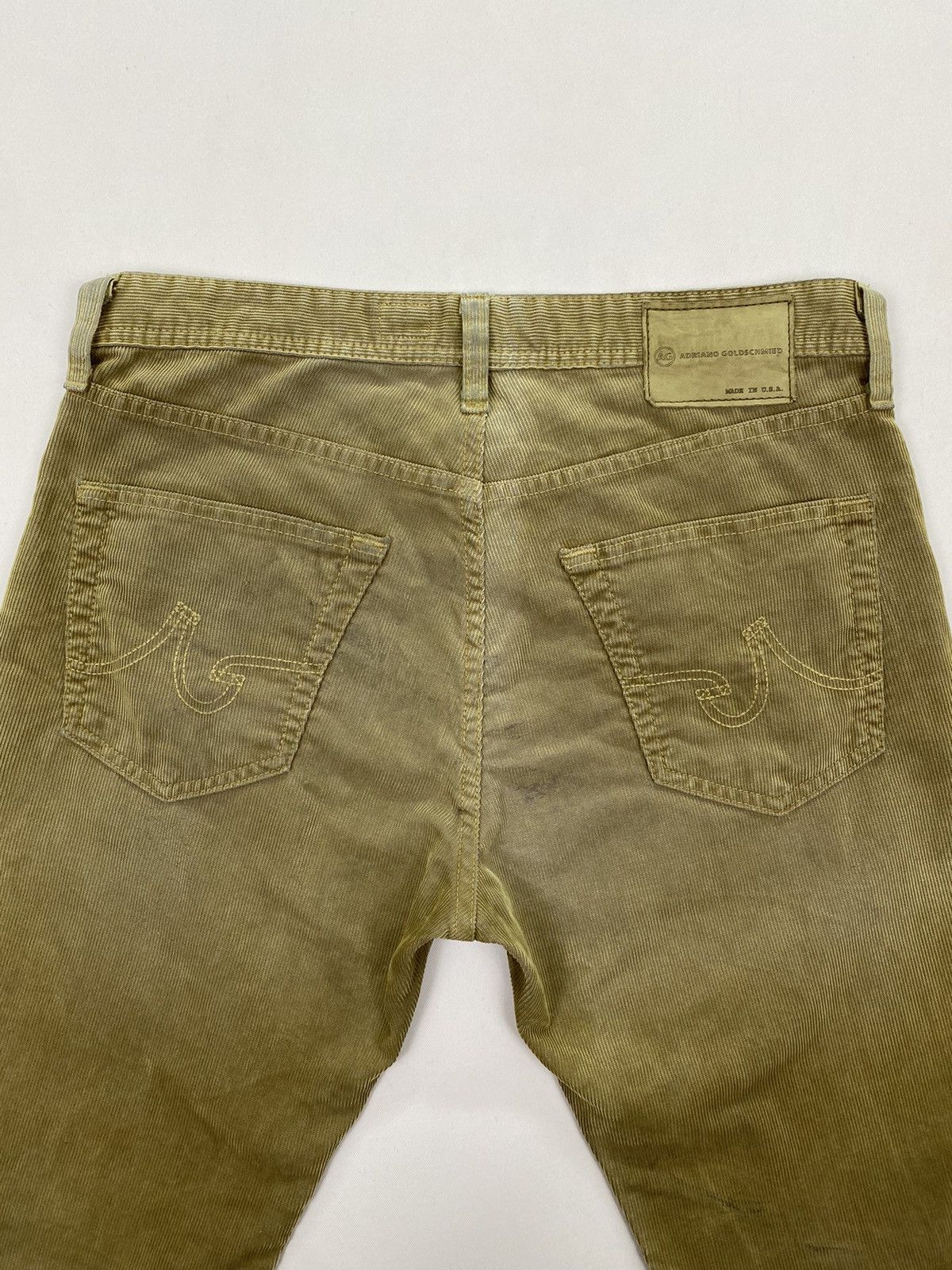 AG Adriano Goldschmied AG Adriano Goldschmied Dirty Distressed Corduroy Pant Size US 32 / EU 48 - 20 Thumbnail