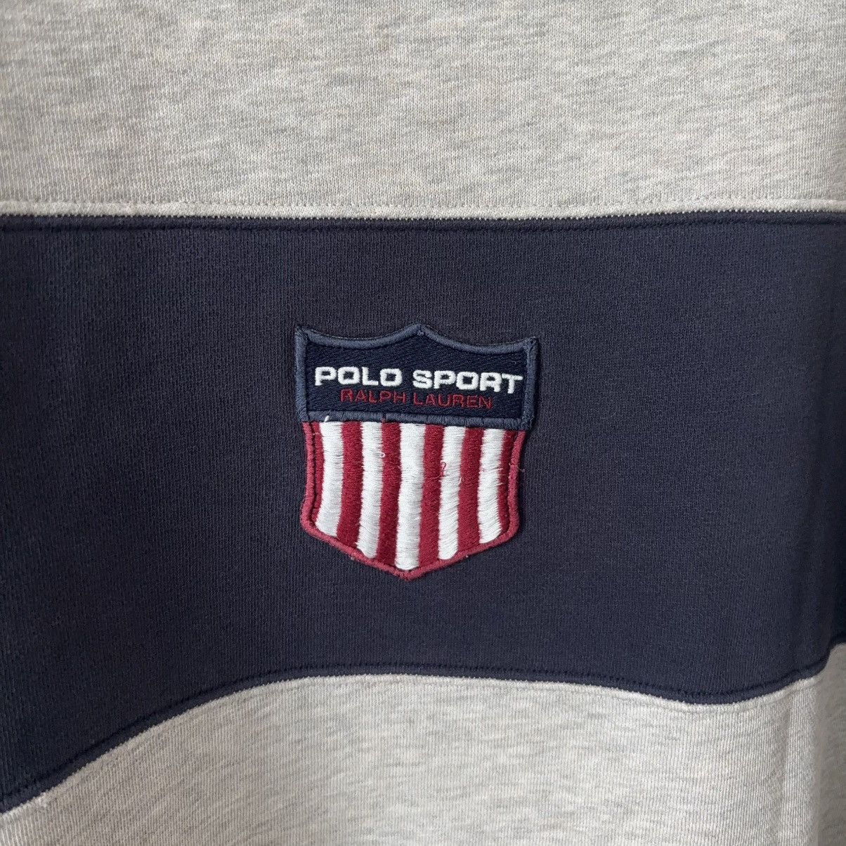 Polo Ralph Lauren Vintage Polo Sport K-Swiss Shield Sweatshirt Crewneck 90s Size US XL / EU 56 / 4 - 5 Thumbnail