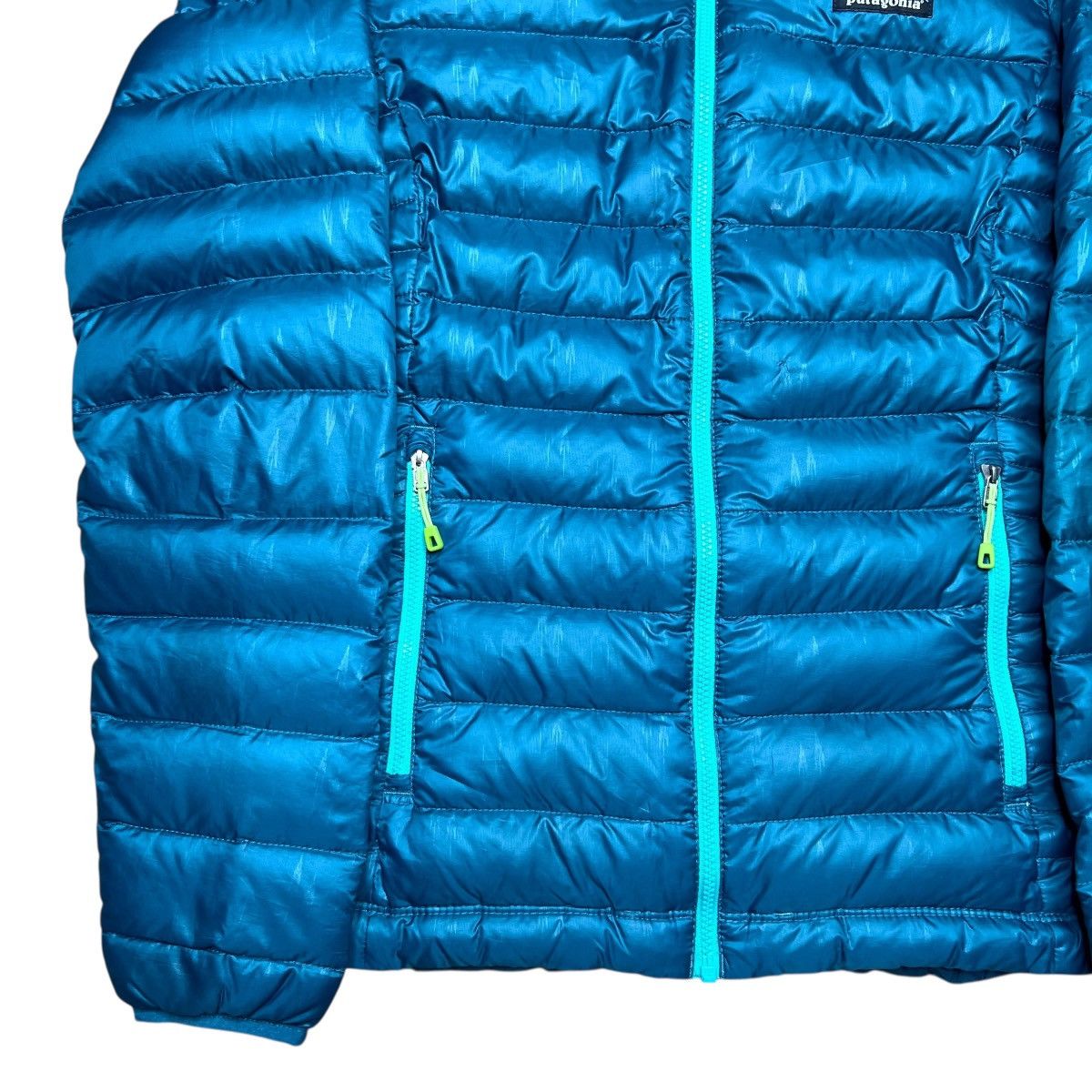 Patagonia Patagonia Women’s Style #84683 Down Teal Zip Puffer Jacket Size S / US 4 / IT 40 - 18 Thumbnail