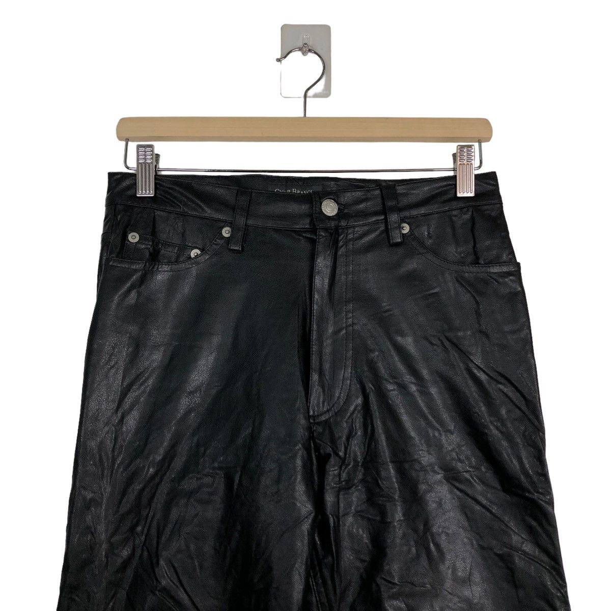 Genuine Leather 🔥90s Cigar Branch Genuine Leather Pants Issey Miyake Racing Size US 30 / EU 46 - 3 Thumbnail
