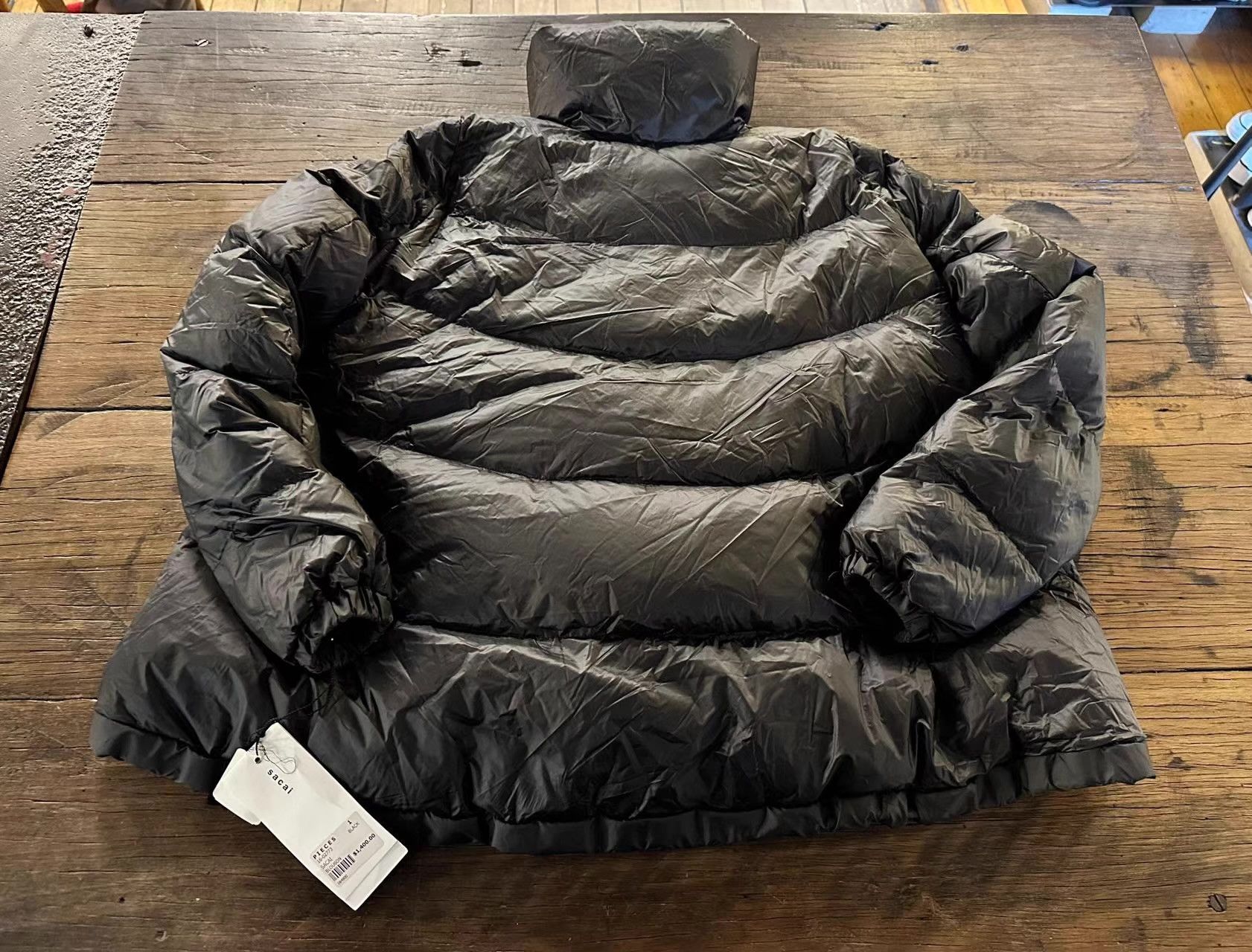 Sacai Sacai Luck 16FW A‑Line Puffy Down Jacket。Ｑ25 Size XS / US 0-2 / IT 36-38 - 3 Thumbnail