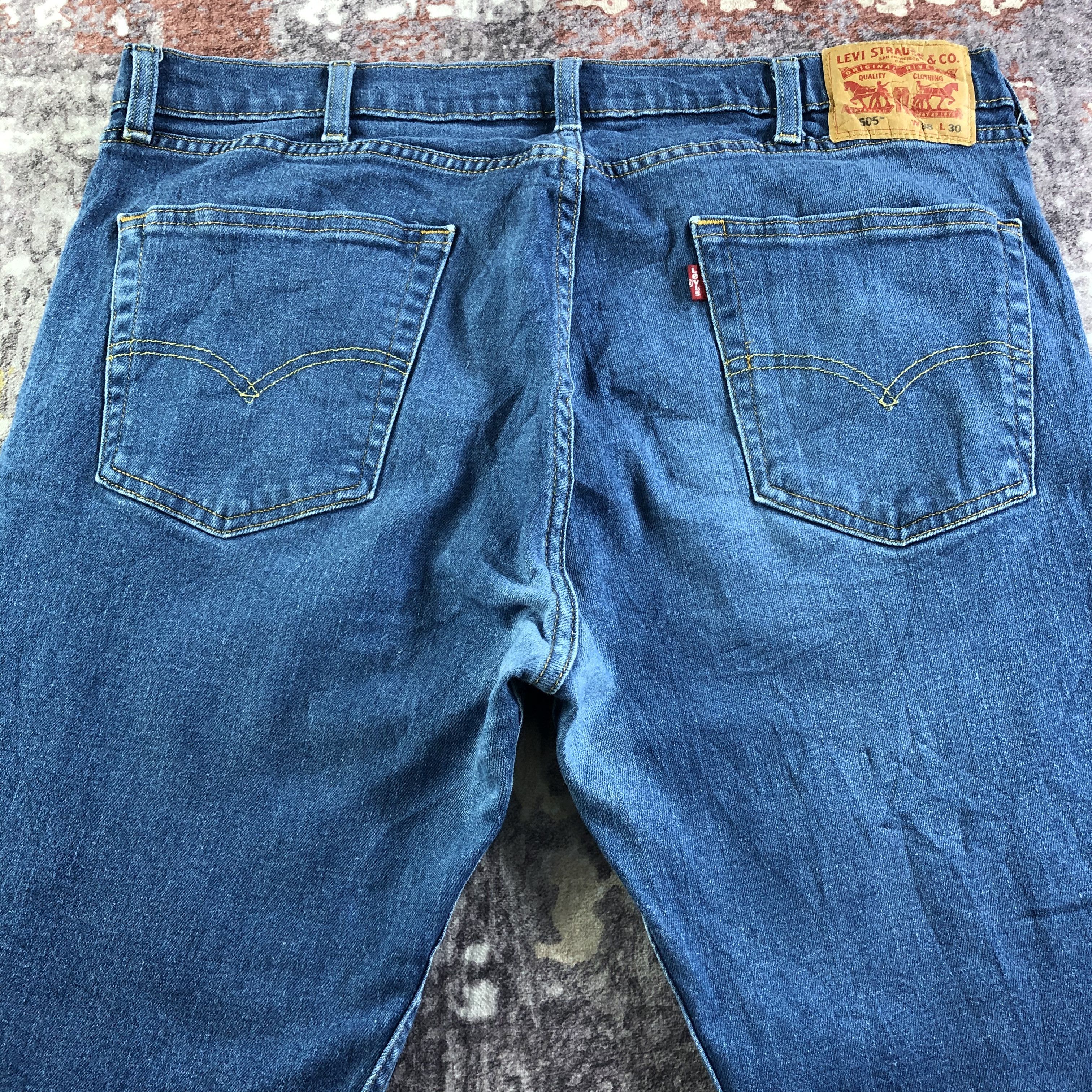 Levi's × Vintage Vintage Blue Wash Levis 505 Jeans-JM3406 Size US 38 / EU 54 - 4 Thumbnail