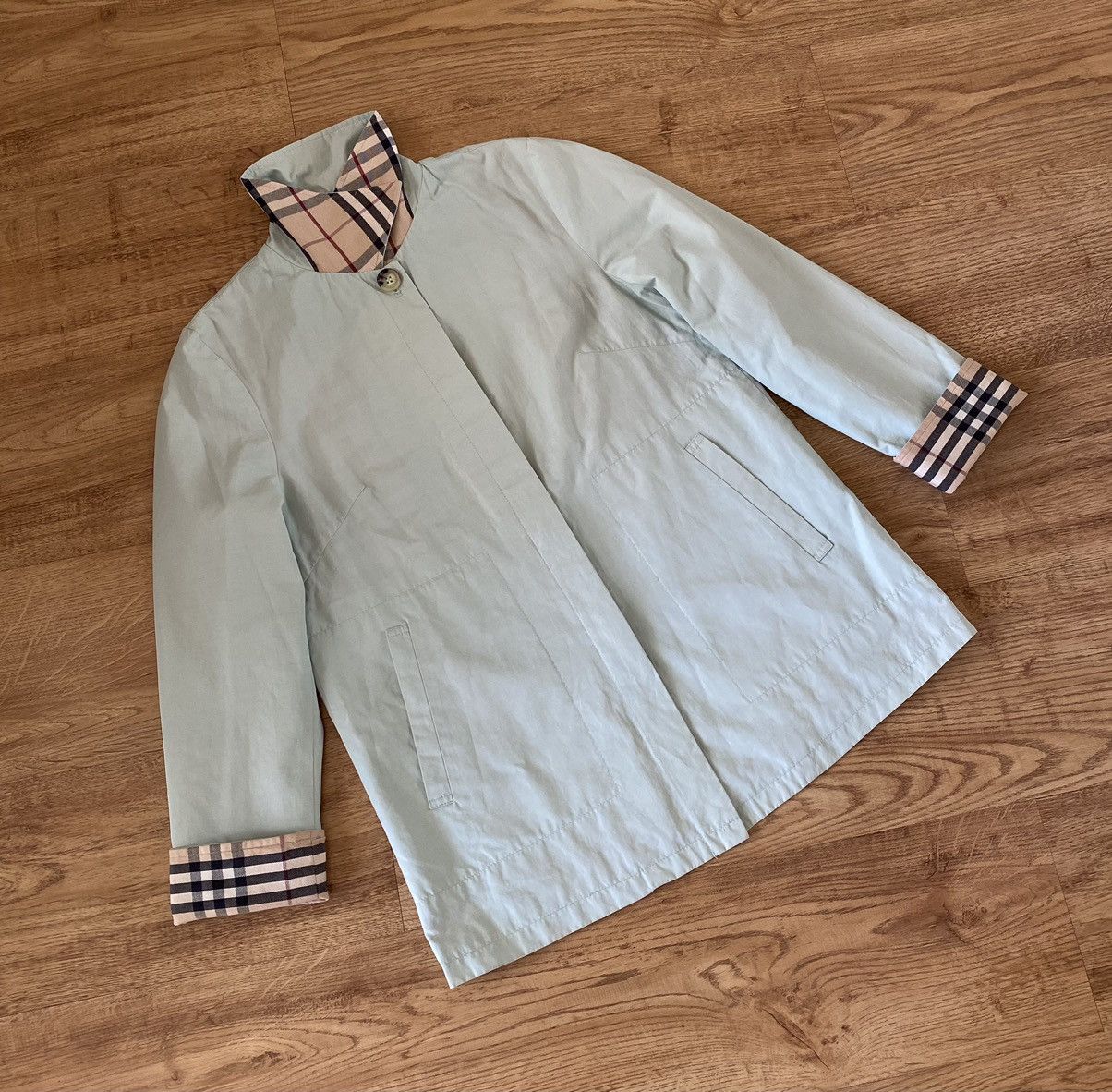 Burberry Burberry Nylon/Coton Nova Check Jacket x Vintage x Luxury Size S / US 4 / IT 40 - 2 Thumbnail