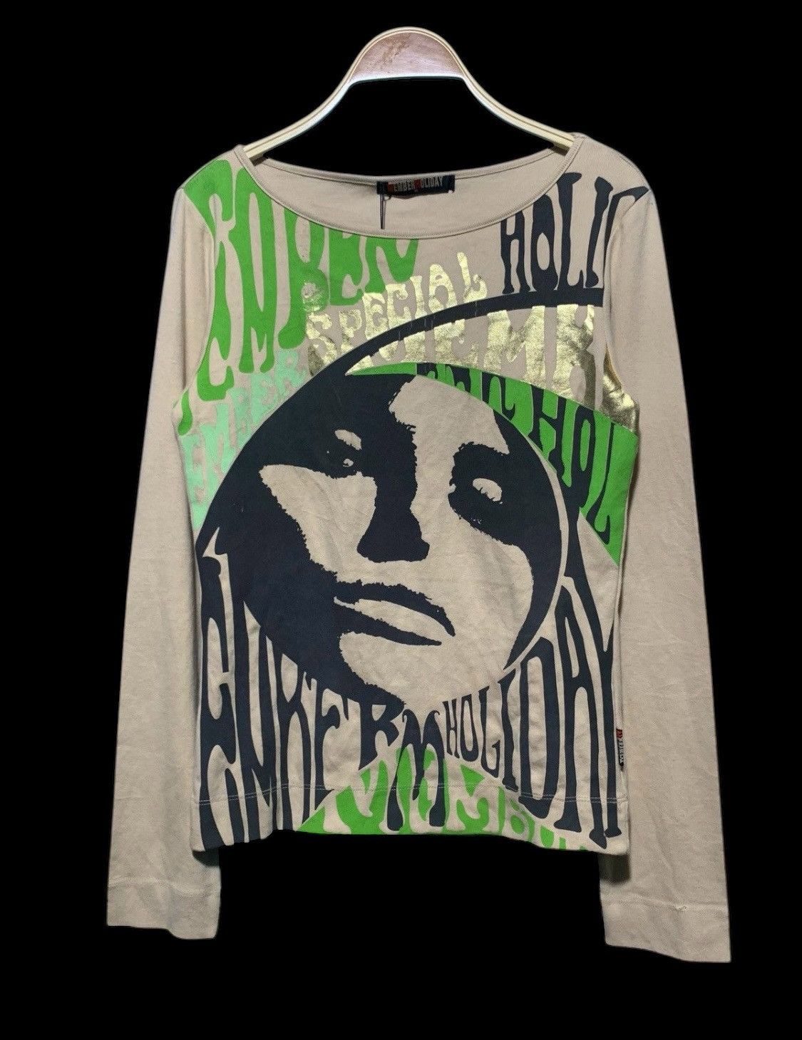 If Six Was Nine × Japanese Brand × KMRii Vintage Member Holiday poem rock punk face Size US M / EU 48-50 / 2 - 1 Thumbnail