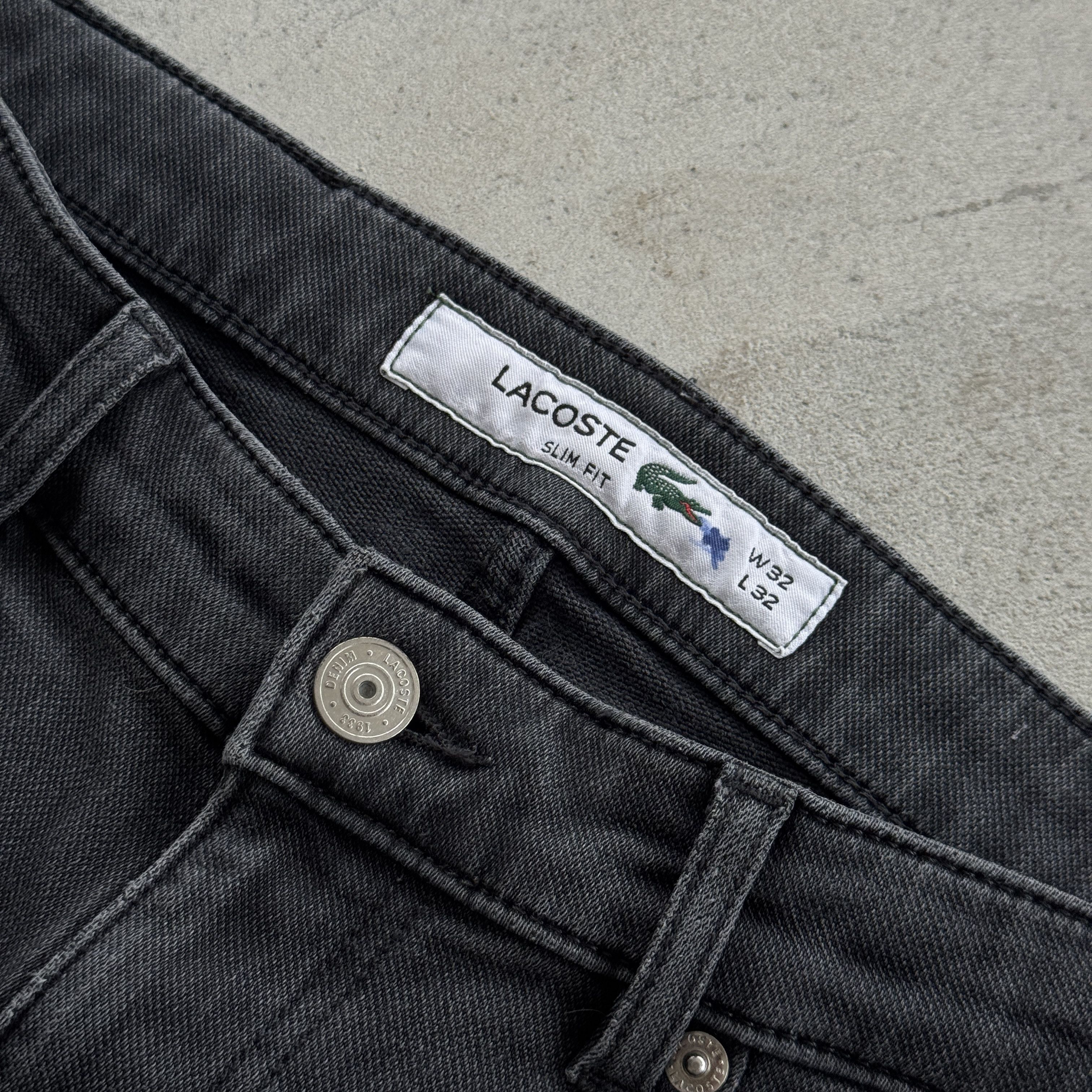 Lacoste Lacoste Slim Fit Jeans Gray Wash Denim Pants W32 L32 Size US 32 / EU 48 - 5 Thumbnail