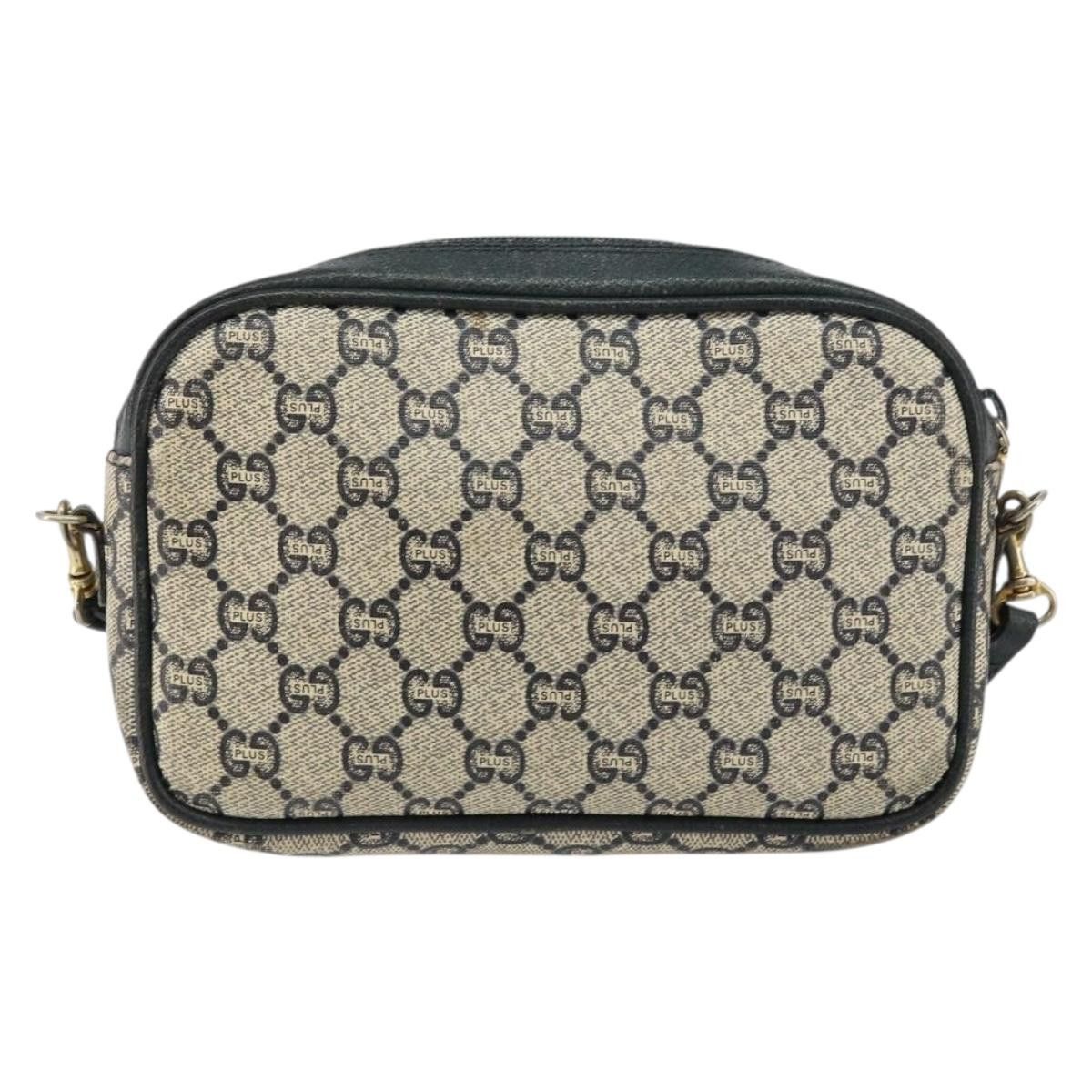 Gucci GUCCI GG Plus Supreme Shoulder Bag Pvc Navy Gold Size ONE SIZE - 3 Thumbnail