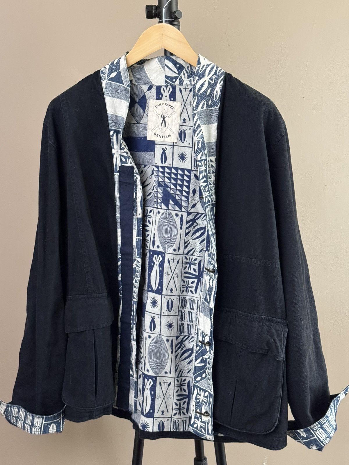 DENHAM × Daily Paper Denham / Daily paper collab blazer kimono size XL Size 54R - 5 Thumbnail