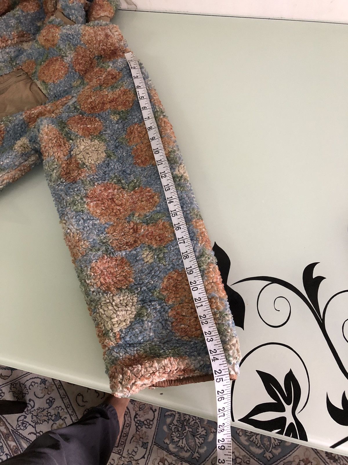 Japanese Brand Jouetie Printed Fleece Reversible Jacket Like Denim Tears Size US M / EU 48-50 / 2 - 19 Thumbnail