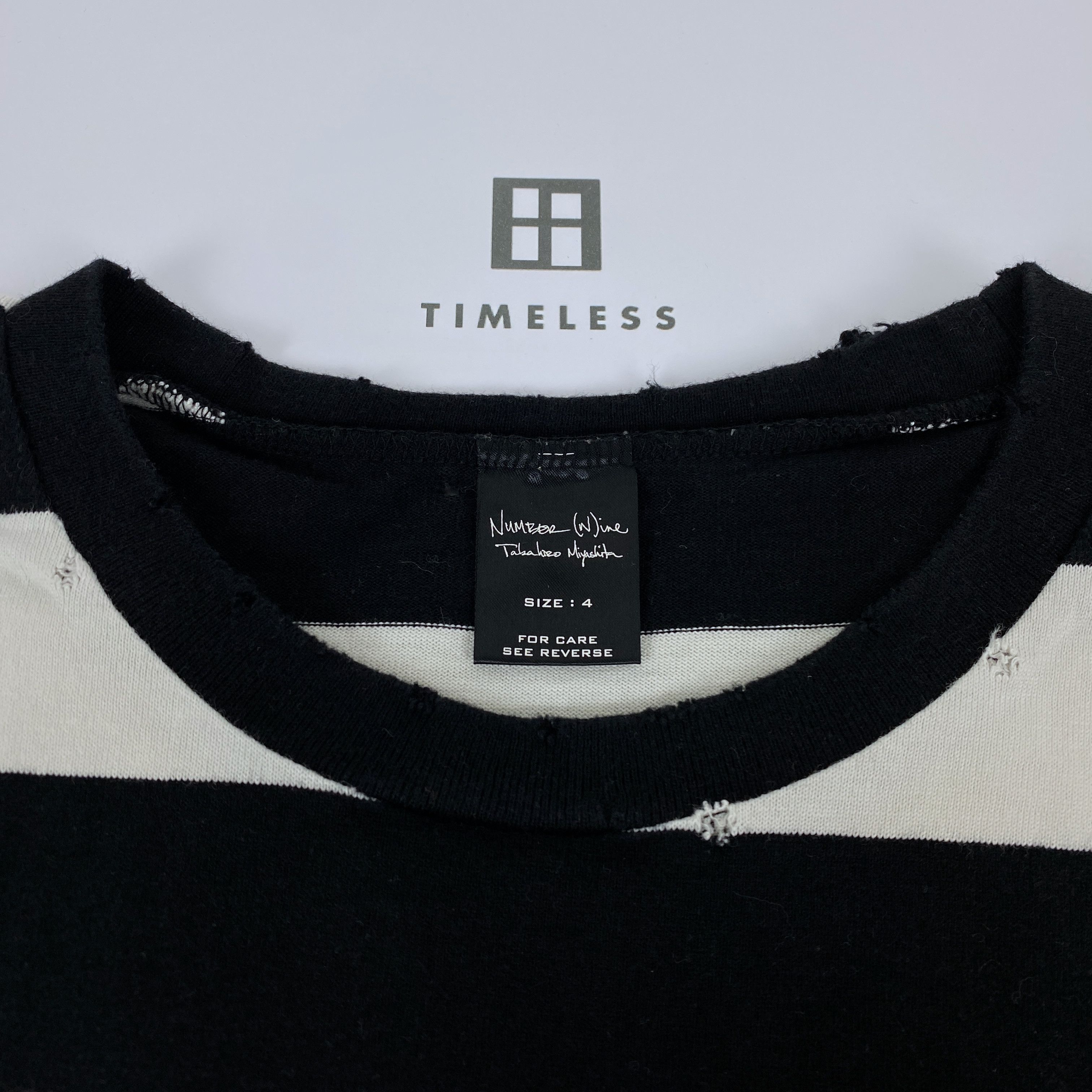 Number (N)ine 2005SS "NIGHT CRAWLER" ONE SLEEVE TEE Size US XL / EU 56 / 4 - 5 Thumbnail