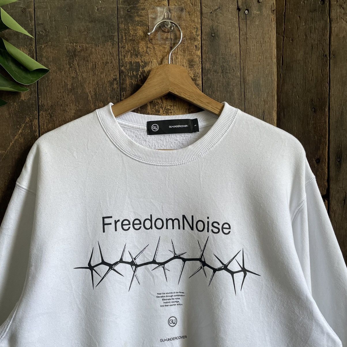 Undercover Vintage GU Undercover Freedom Noise Sweatshirt | Grailed