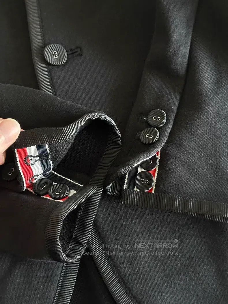 Thom Browne Thom Browne size 3 Black armband jacket Size 42S - 5 Thumbnail