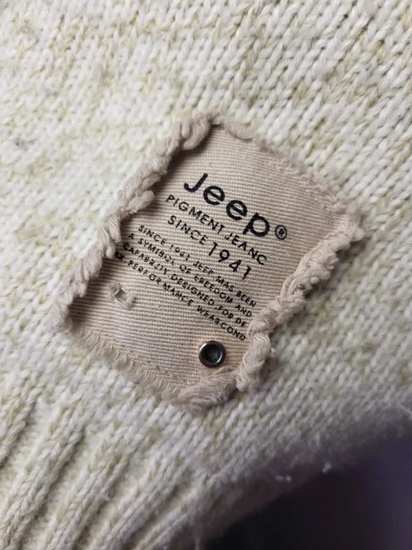 Jeep Vintage sweater, wool 100 JEEP Size US XL / EU 56 / 4 - 5 Thumbnail