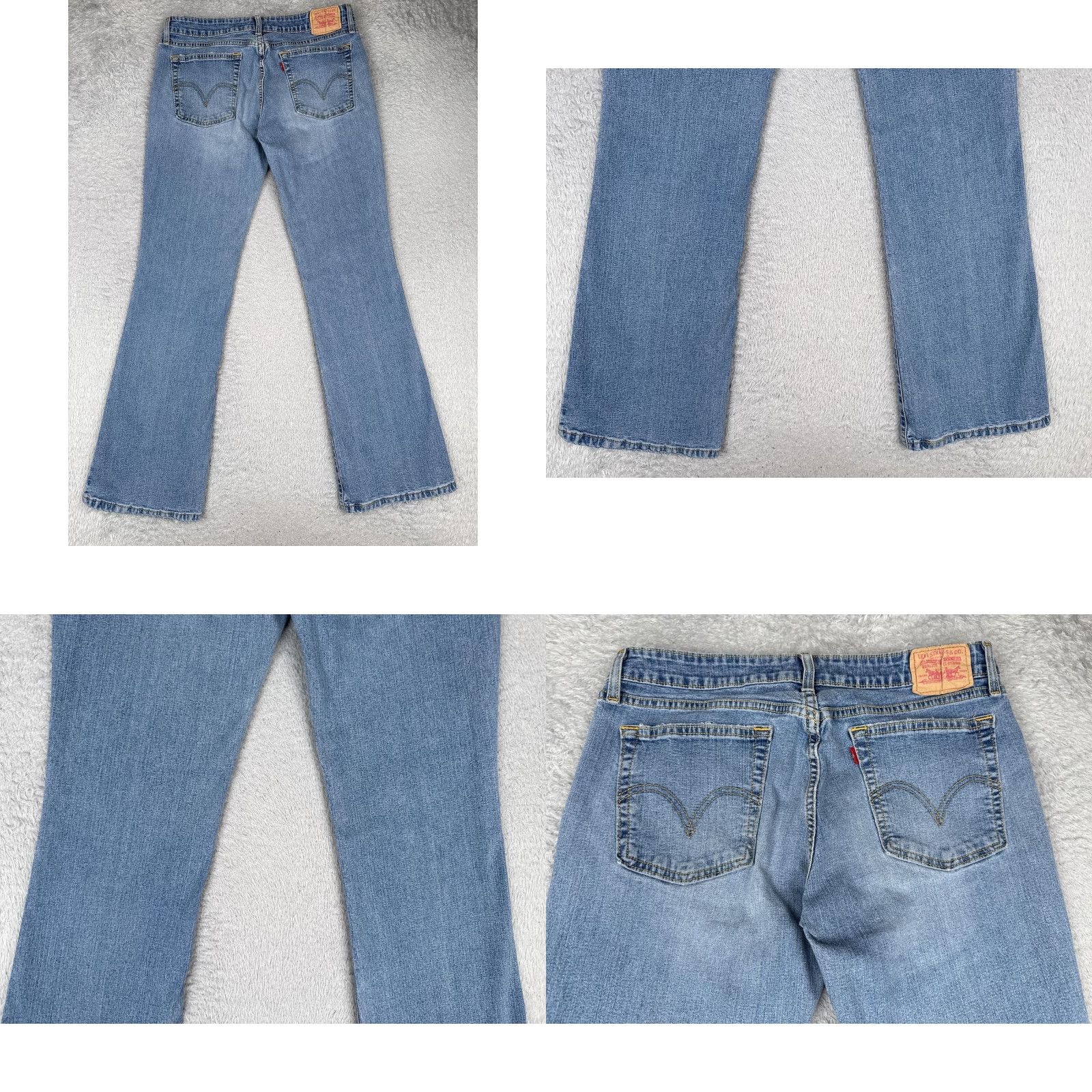 Levi's Levi's Jeans Bootcut 5-Pocket Denim Junior 13M Medium Wash Blue Stretch 31x31 Size 34" / US 12 / IT 48 - 9 Thumbnail