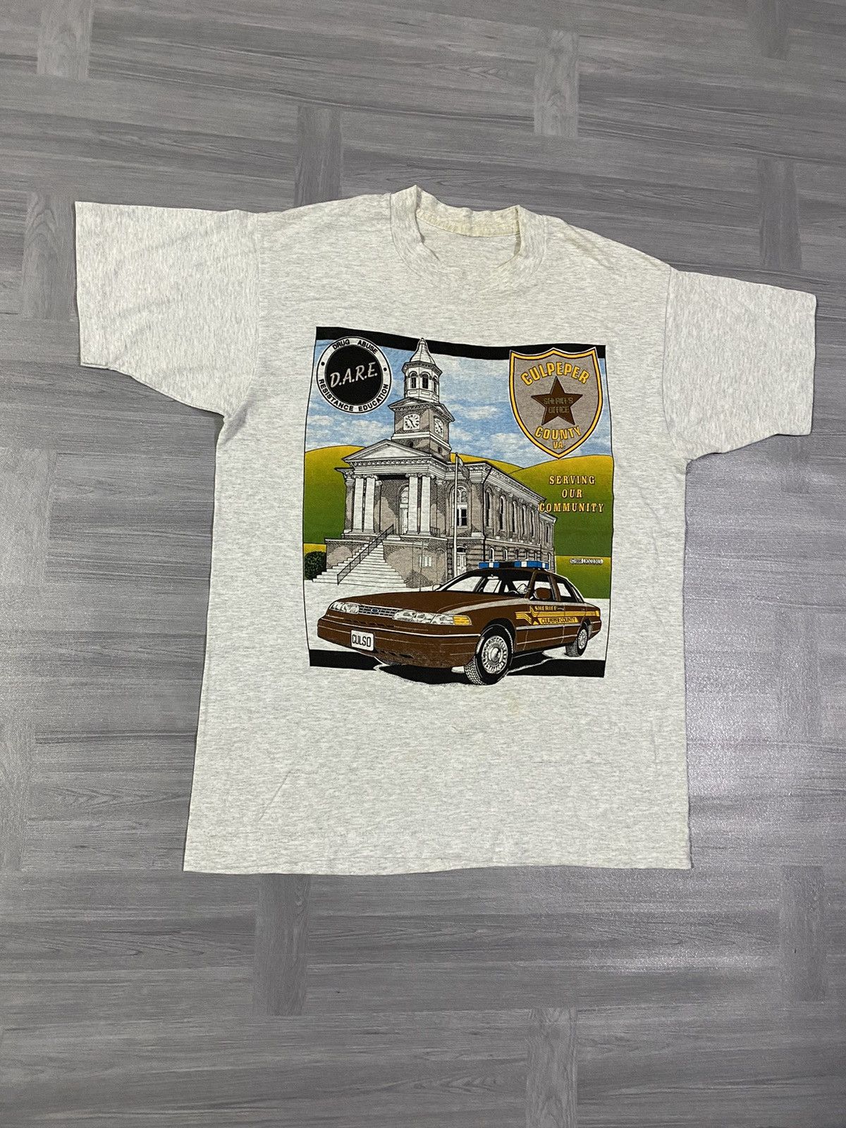 D.A.R.E Vintage D.A.R.E Sheriff Serving Our Cummunity Size US M / EU 48-50 / 2 - 3 Thumbnail