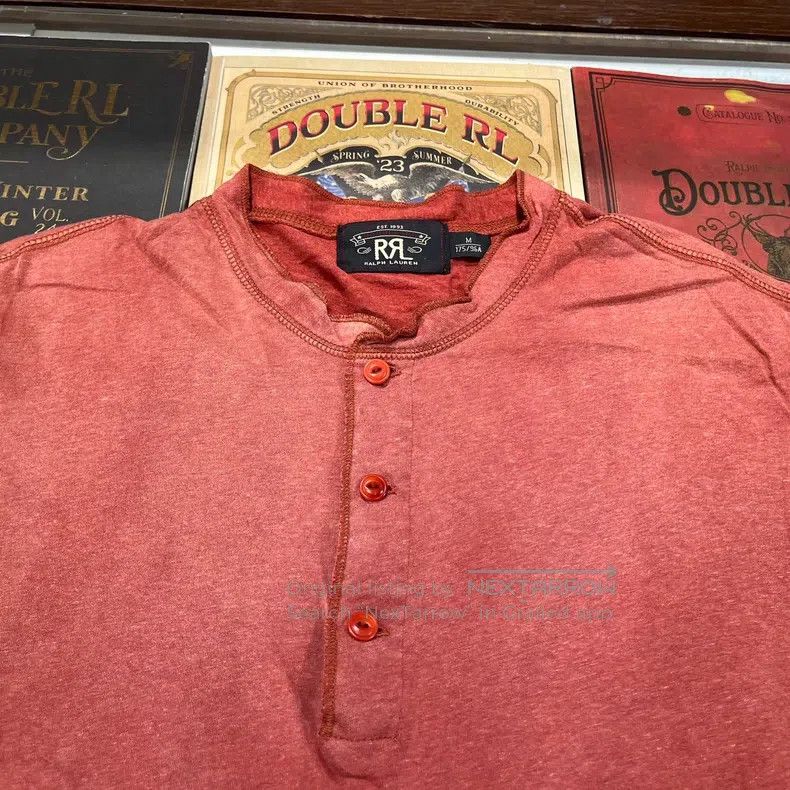 RRL Ralph Lauren RRL Ralph Lauren Old Henry short sleeved T-shirt base shir Size US M / EU 48-50 / 2 - 3 Thumbnail