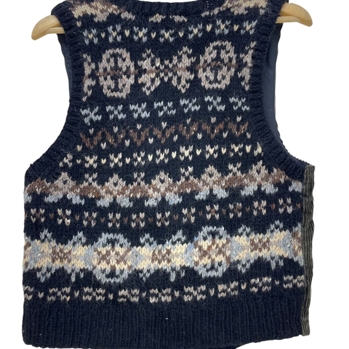 Japanese Brand 💥Papas Corduroy Knit Vest Jacket Size US S / EU 44-46 / 1 - 4 Thumbnail