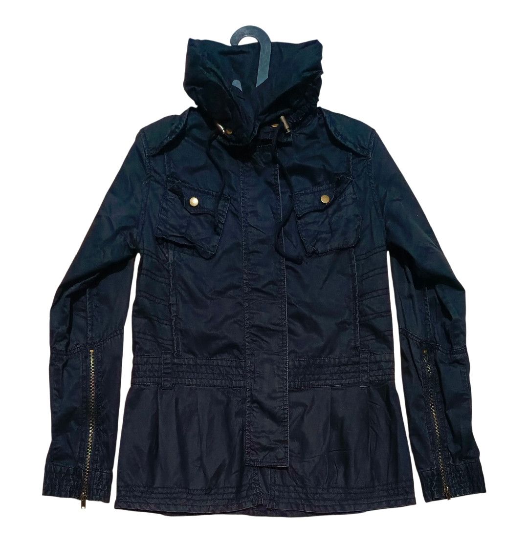 Le Grande Bleu (L.G.B.) 2000s ANNA KERRY- Cyber Bono Double Zip Jacket Size 4XL / US 24-26 - 1 Thumbnail