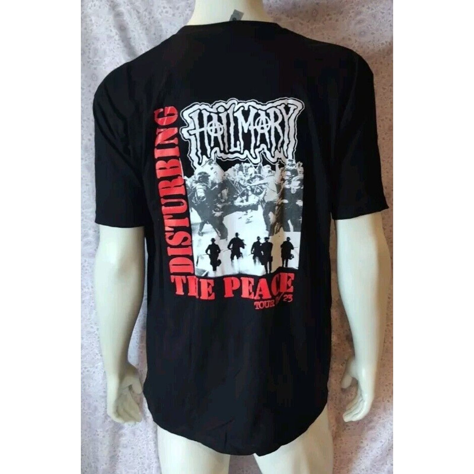 Next Level Rock and Roll Legends HAIL MARY Double Sided Graphic Tee XL Size US XL / EU 56 / 4 - 3 Thumbnail