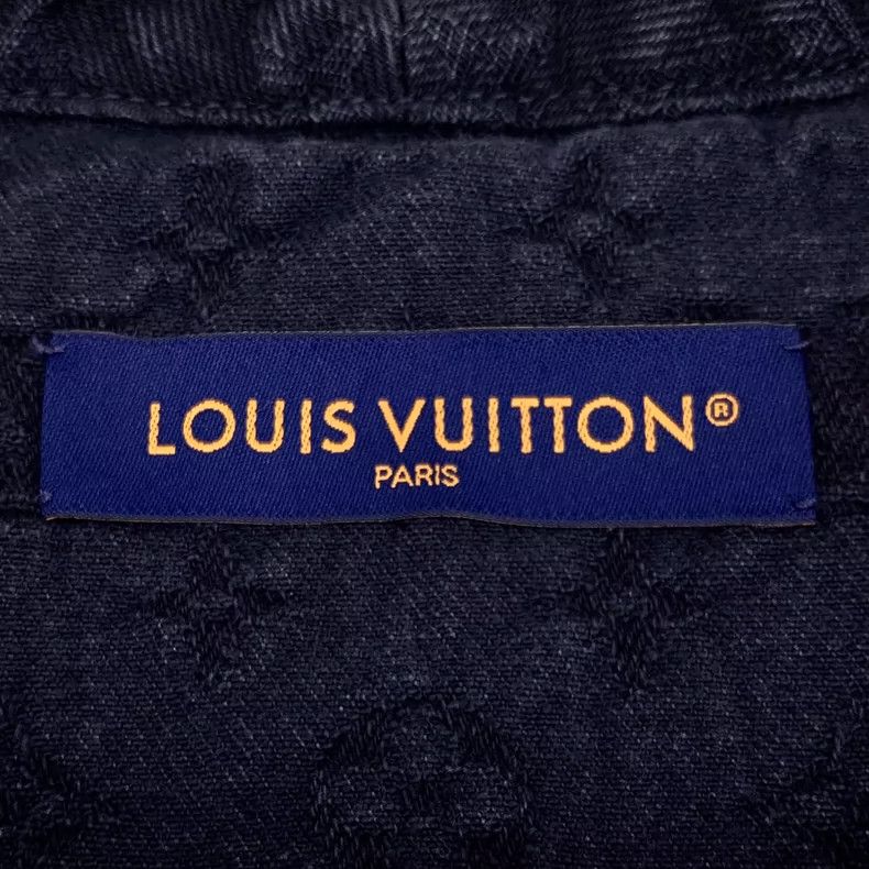 Louis Vuitton Louis Vuitton Cotton short-sleeved shirt with black logo e Size US L / EU 52-54 / 3 - 5 Thumbnail