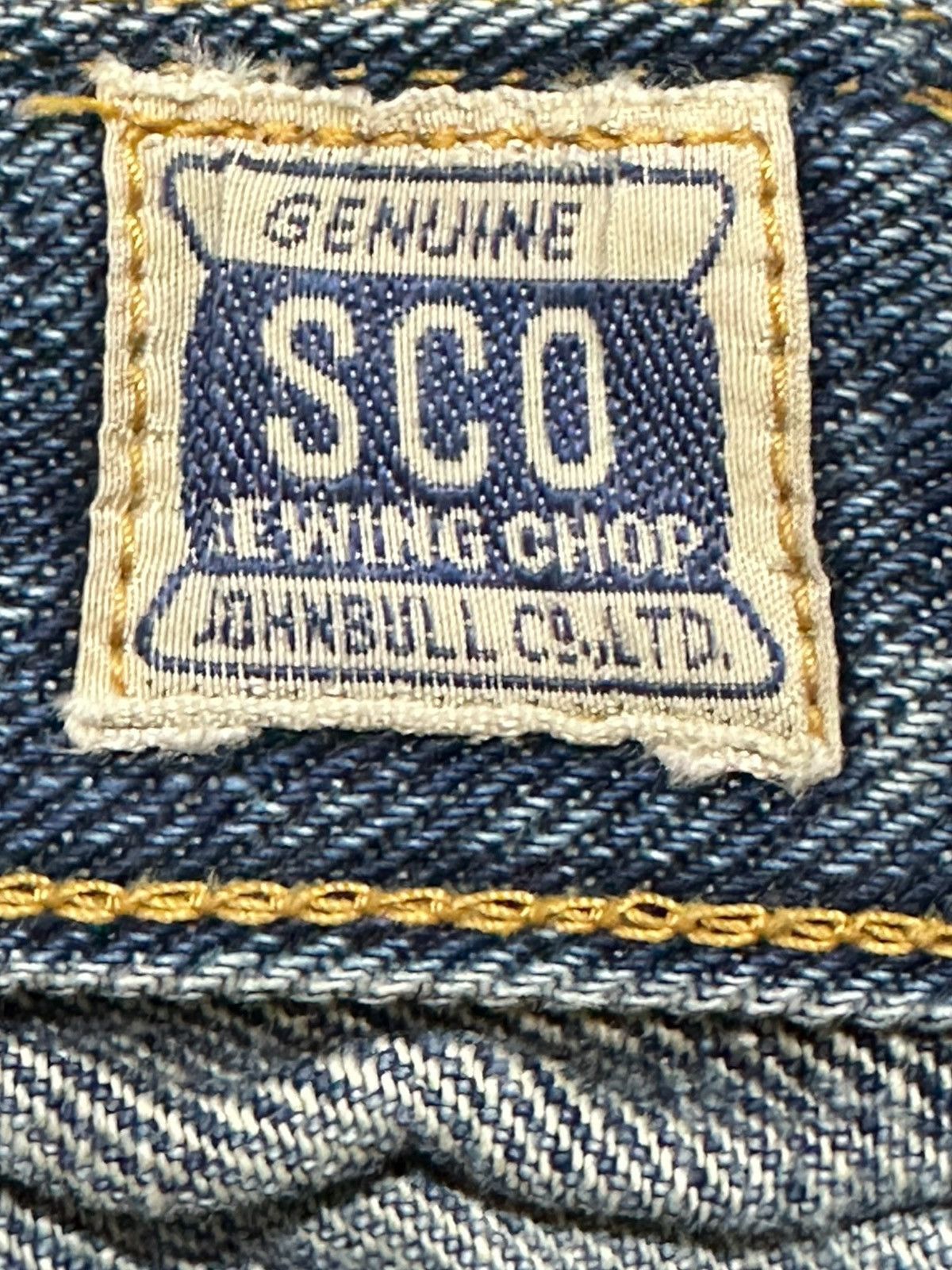 Johnbull Vintage Sewing Chop Clinic By Johnbull Selvedge Style Jeans Size US 33 - 8 Thumbnail