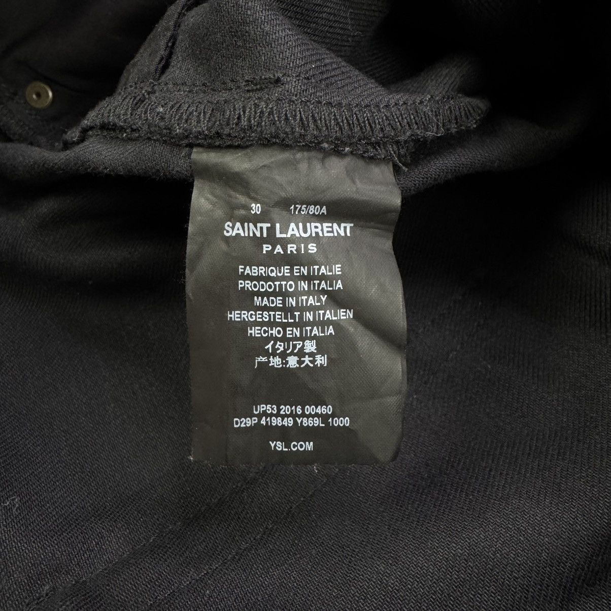 Saint Laurent Paris SAINT LAURENT PARIS FW16 BLACK D10 DENIM Size US 30 / EU 46 - 4 Thumbnail