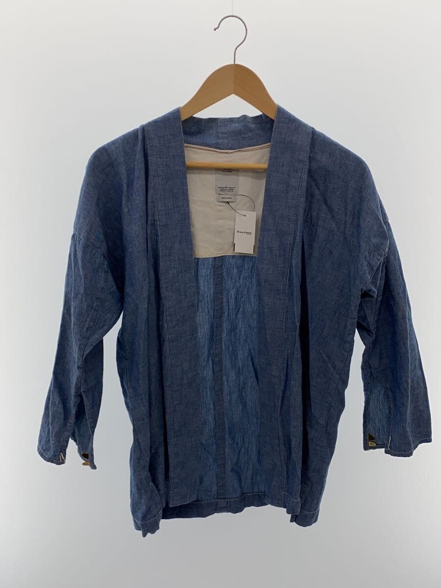 Visvim Blue Cotton Long Sleeve Shirt Size US L / EU 52-54 / 3 - 1 Thumbnail