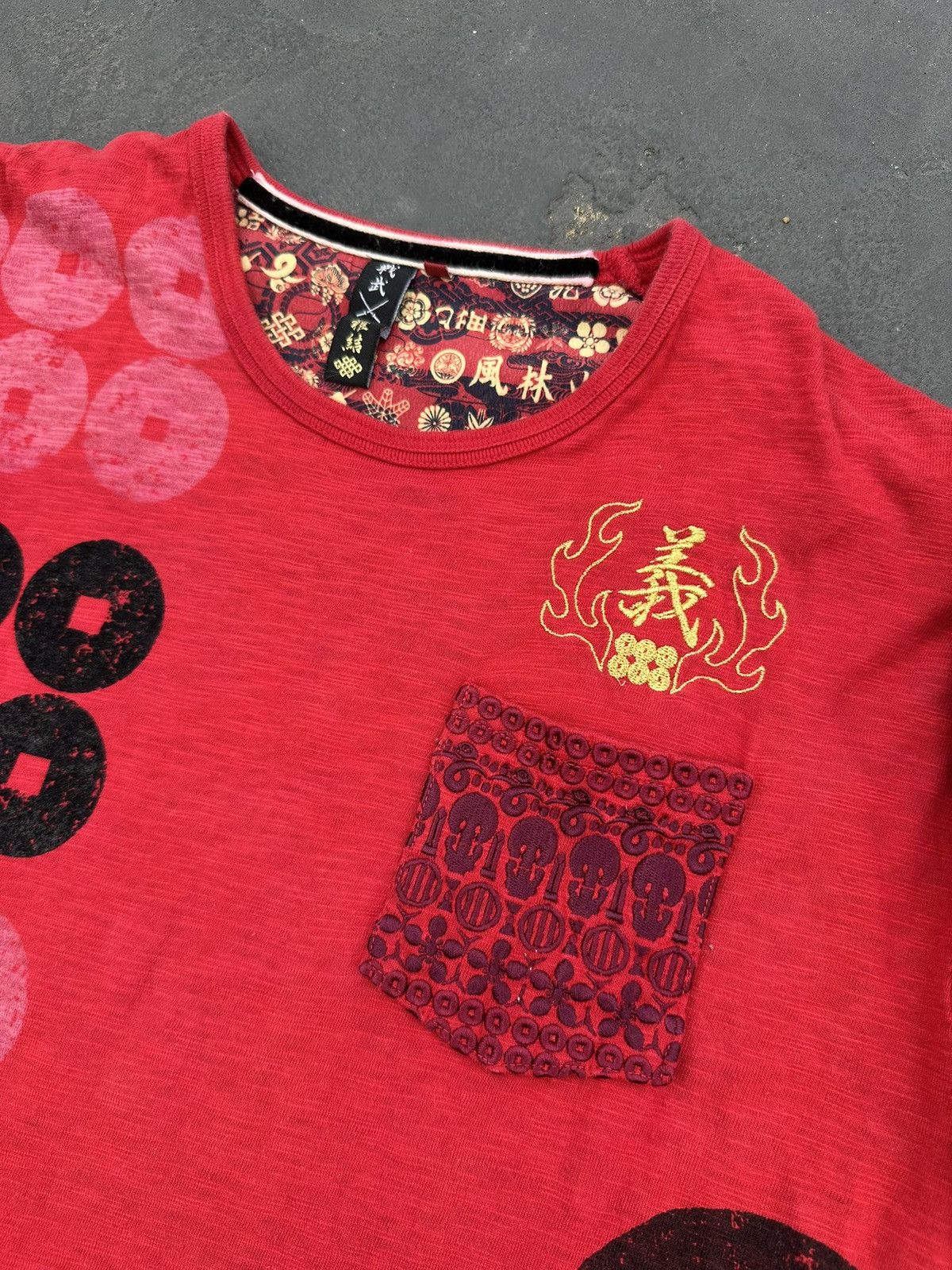Japanese Brand Embroidery Japanese Traditional Sukajan Longsleeve Bondage Size US L / EU 52-54 / 3 - 5 Thumbnail