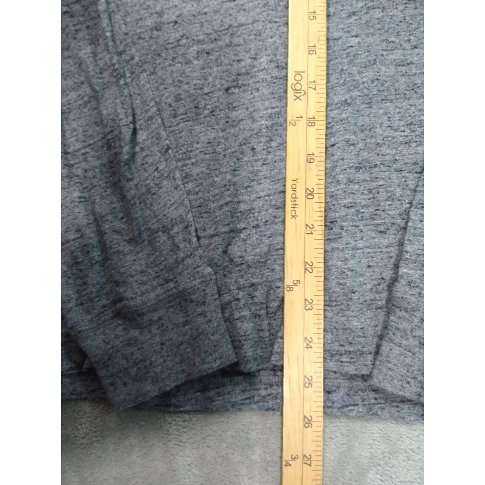J.Crew J.CREW Gray Henley Shirt Mens Medium Long Sleeve Casual Cotton Size US M / EU 48-50 / 2 - 3 Thumbnail