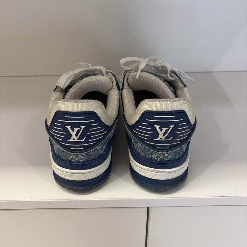 Louis Vuitton Louis Vuitton Denim Low-Top Fashion Sneakers -2508 Size US 10.5 / EU 43-44 - 3 Thumbnail
