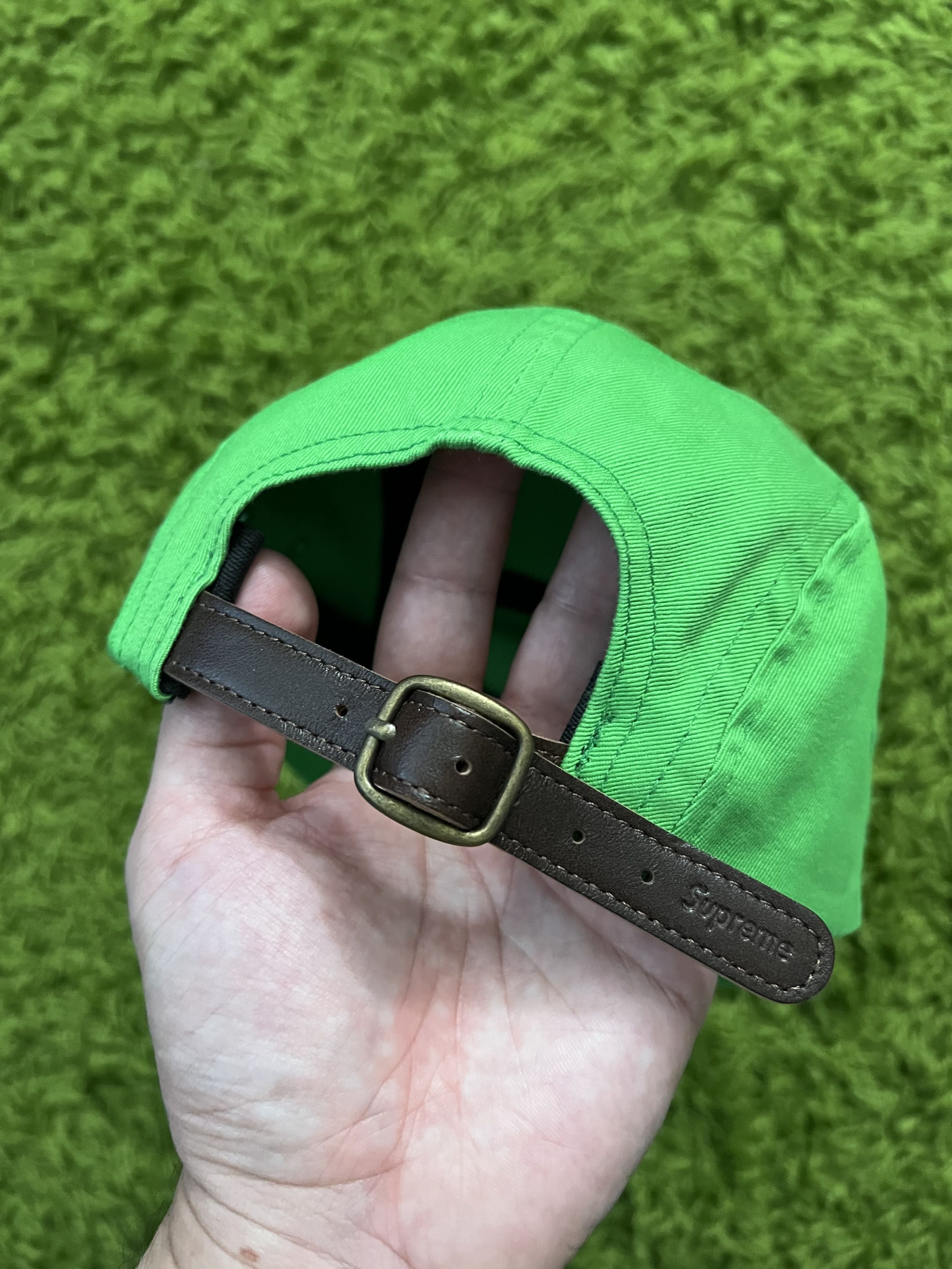 Supreme SUPREME WASHED CHINO TWILL CAMP CAP GREEN OS SS24