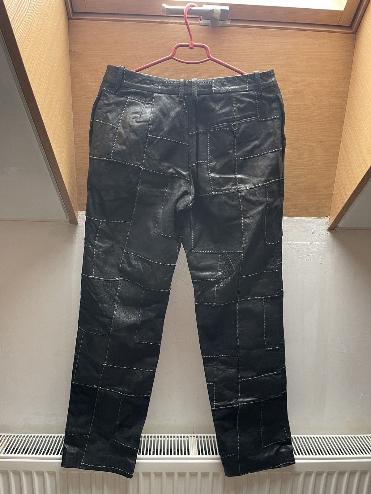 Alexander McQueen 😱 luxury very rare Alexander Mcqueen leather vintage pants 🔥 Size US 32 / EU 48 - 7 Thumbnail