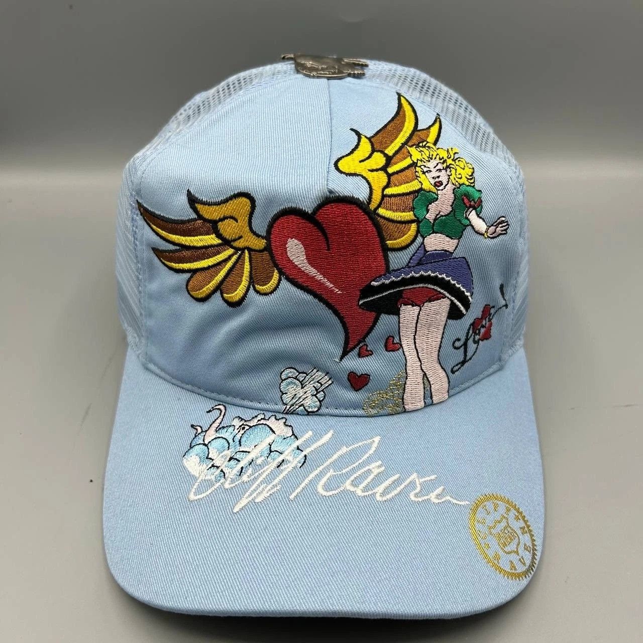 Other Vintage Cliff Raven Ed Hardy Japanese tattoo Snap back 90s Size ONE SIZE - 1 Thumbnail