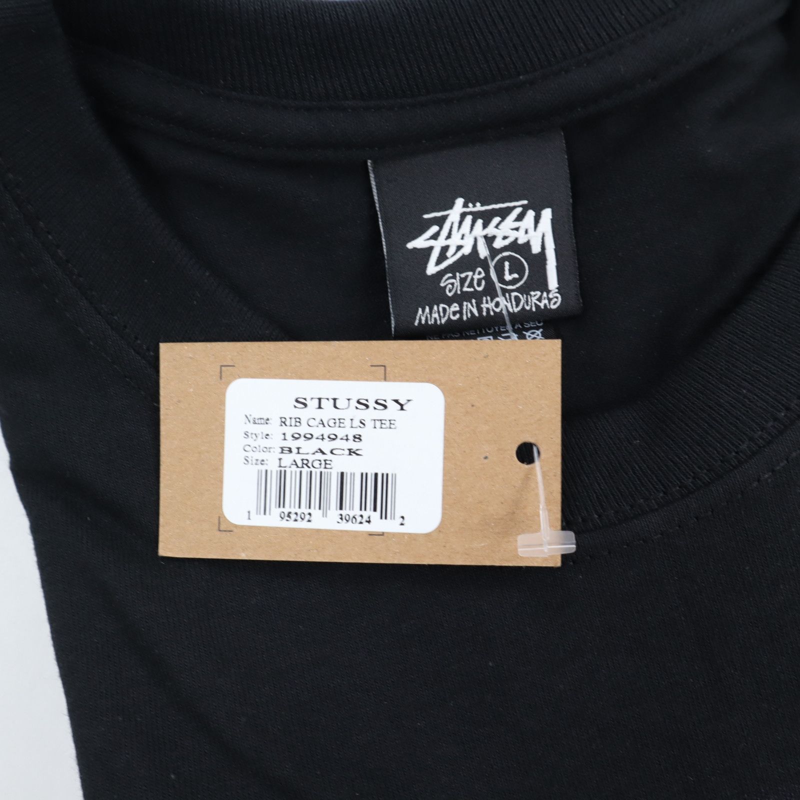 Stussy Stussy RIB CAGE 3M Long Sleeve Tee T-Shirt Black - L - NWT Size US L / EU 52-54 / 3 - 6 Thumbnail