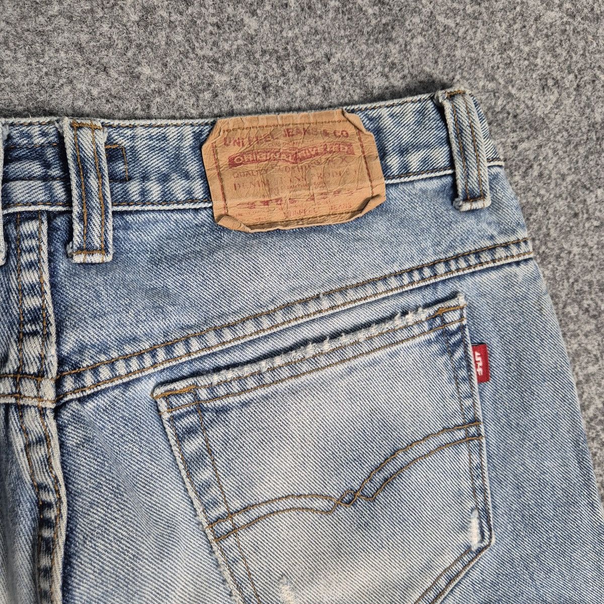 Japanese Brand Unifeel patchwork studded jeans looks like capital Size US 30 / EU 46 - 6 Thumbnail