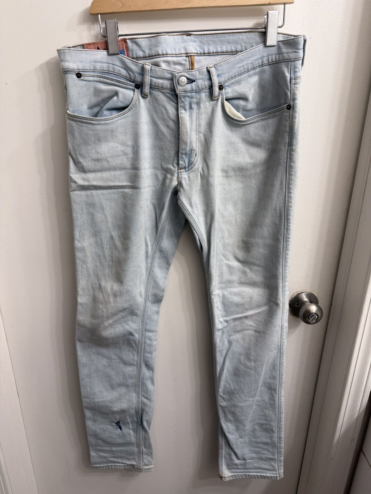 Acne Studios Acne Light Blue Blå Konst Denim Size US 33 - 1 Thumbnail
